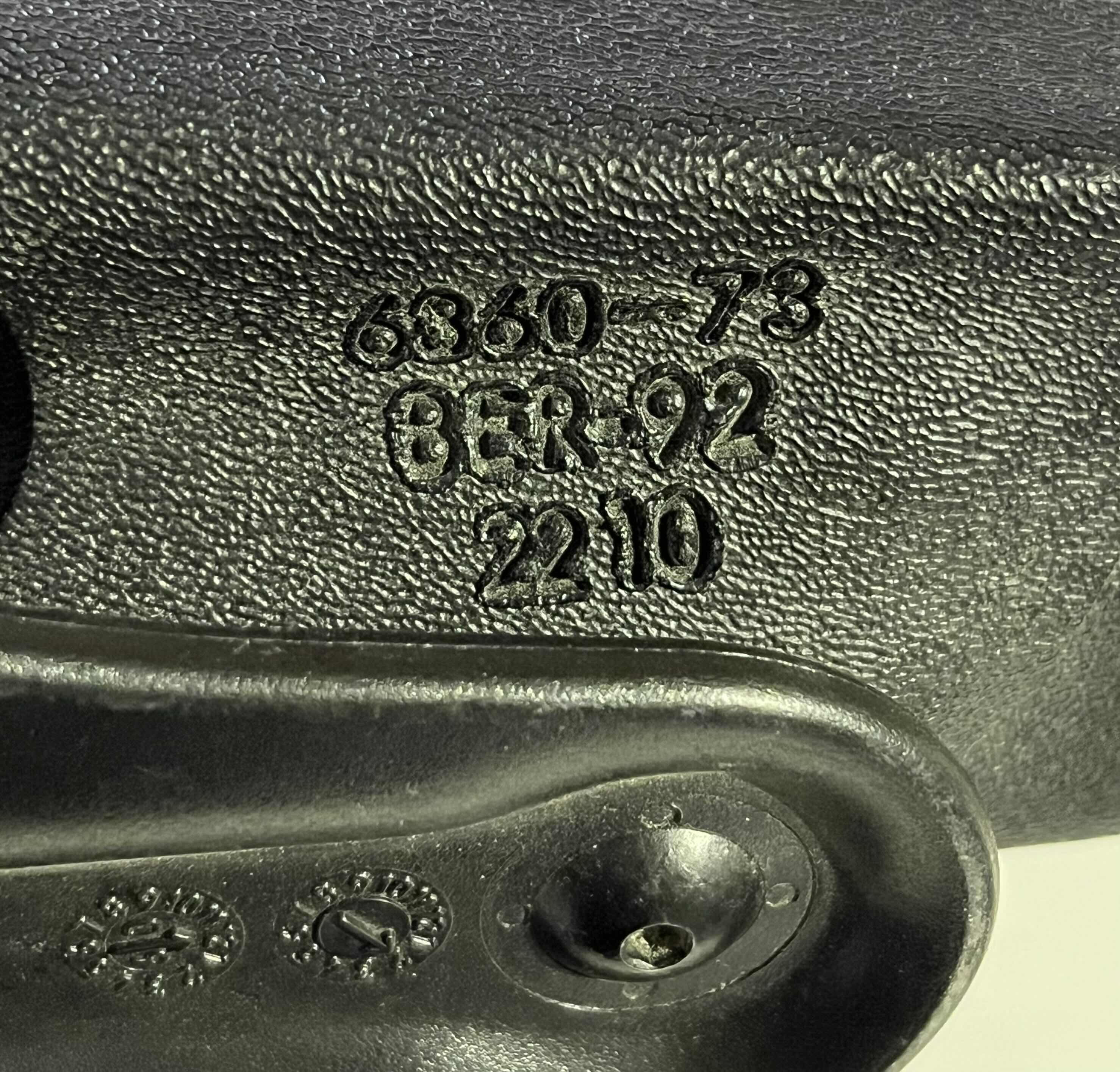 Photo 1 of SAFARILAND BERETTA 92 OUTSIDE WAISTBAND AUTO-LOCK HOLSTER 6360-73 2210