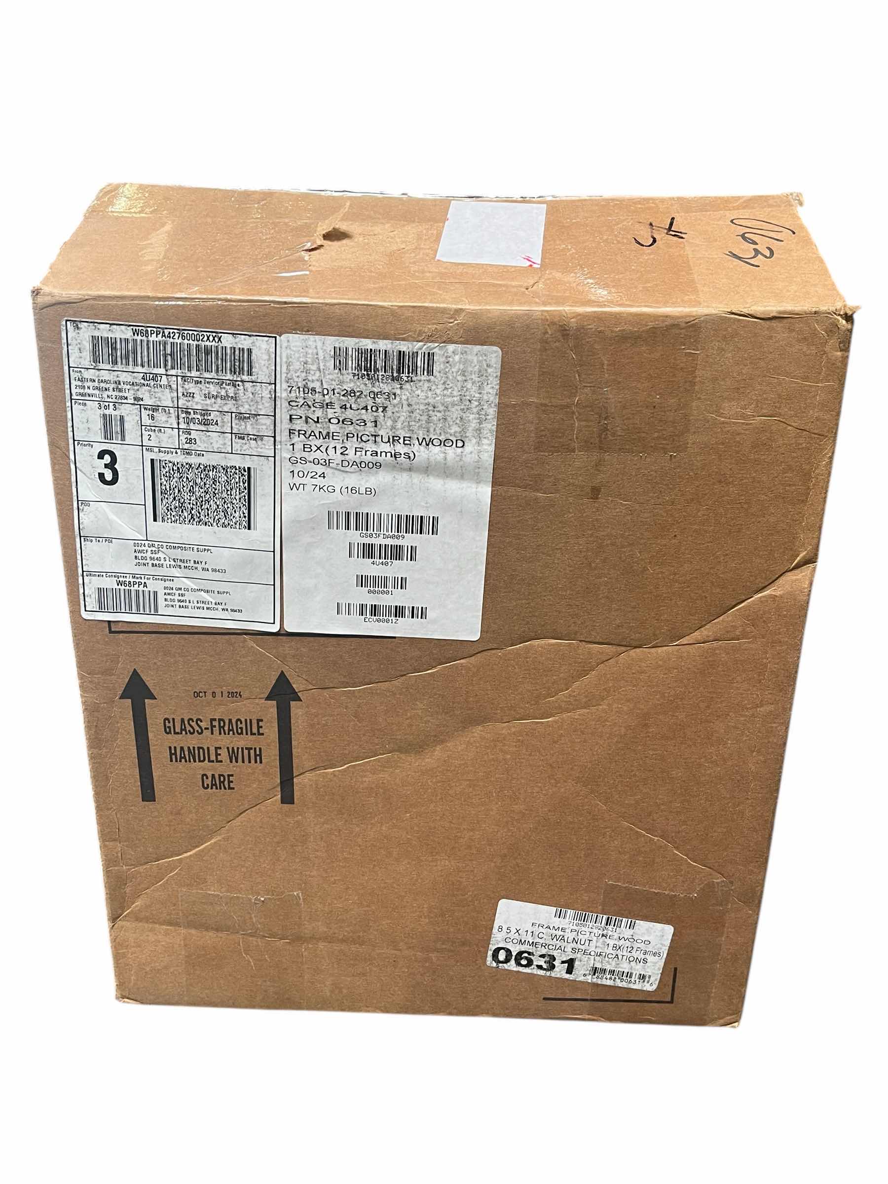 Photo 1 of SKILCRAFT PHOTO/CERTIFICATE WOOD FRAME 12-PACK DOCUMENT SIZE 8.5” X 11”
