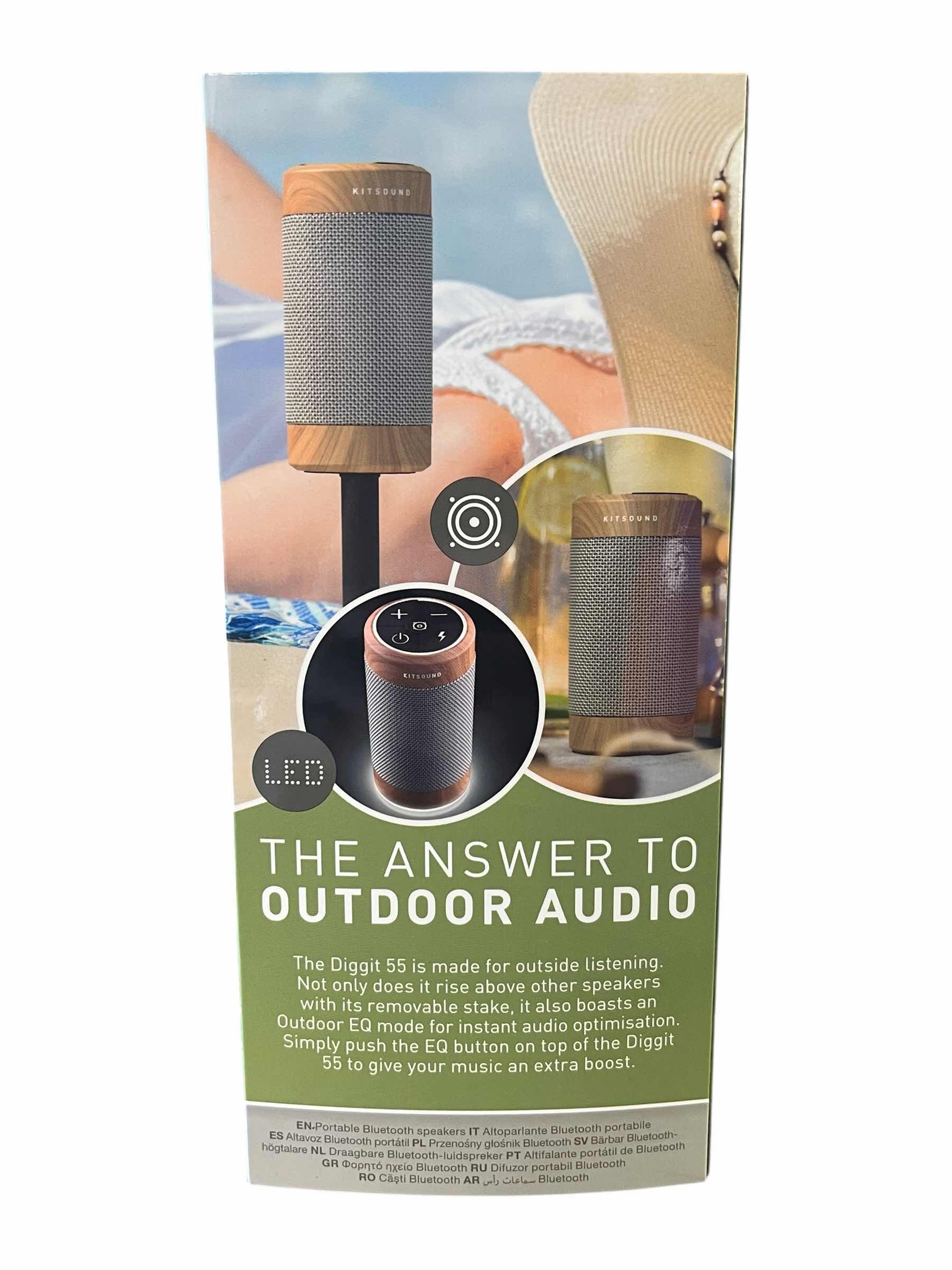 Photo 1 of KITSOUND DIGGIT PORTABLE BLUETOOTH SPEAKER