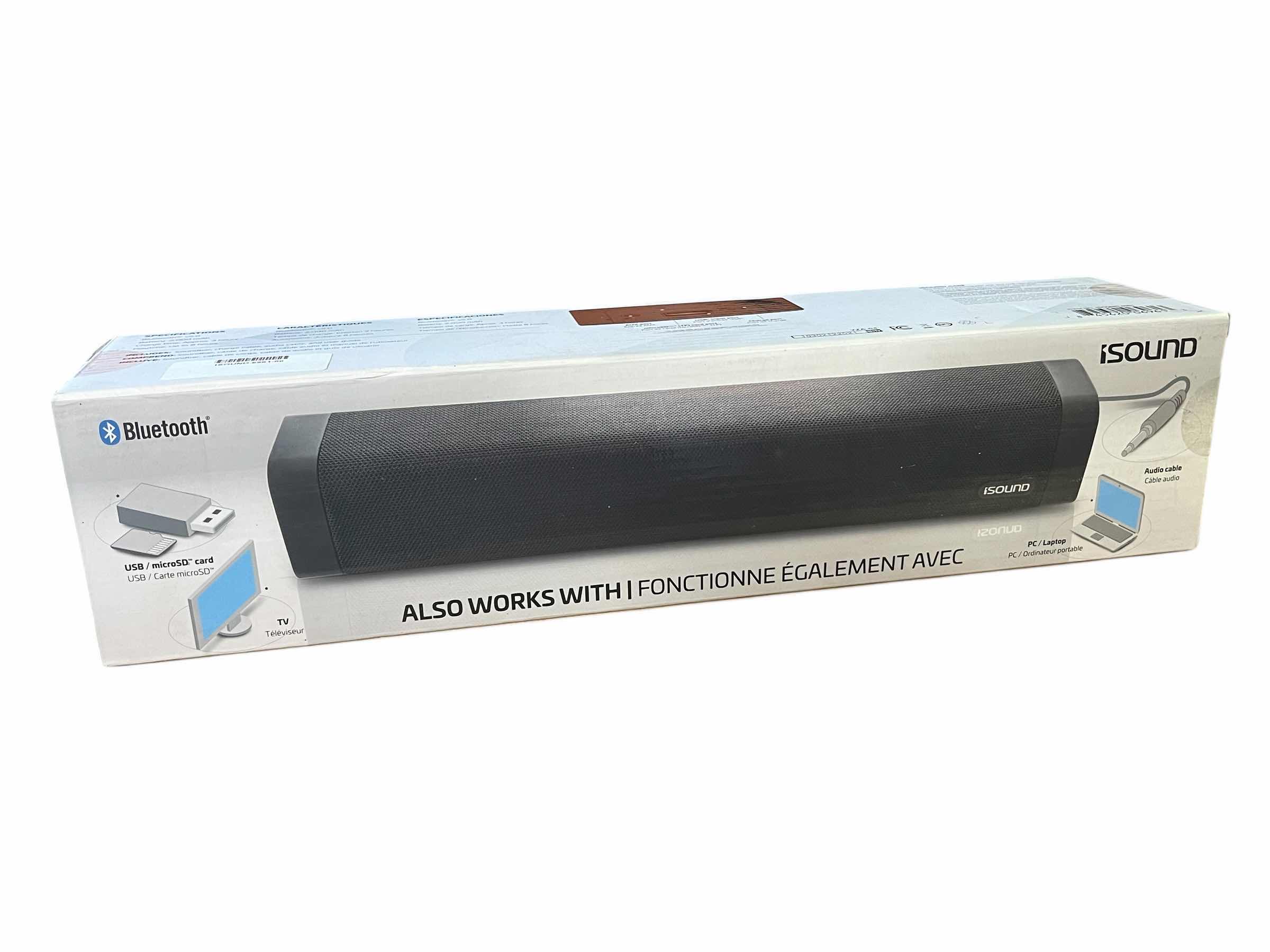 Photo 1 of iSOUND HIGH PERFORMANCE WIRELESS PORTABLE SOUNDBAR