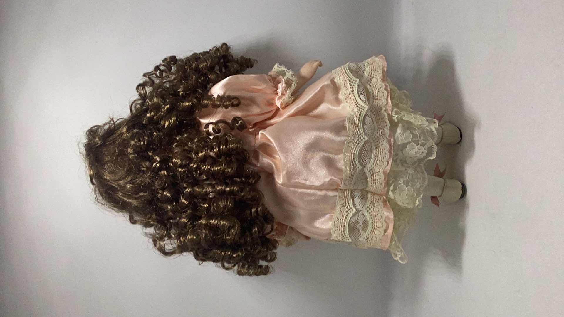 Photo 5 of VINTAGE PORCELAIN DOLL H 16”