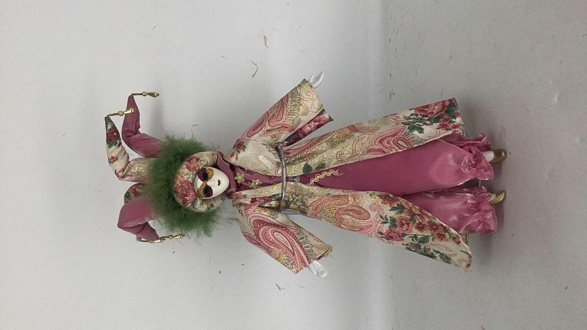 Photo 1 of ONE COLLECTIBLE PORCELAIN DOLLS H14”