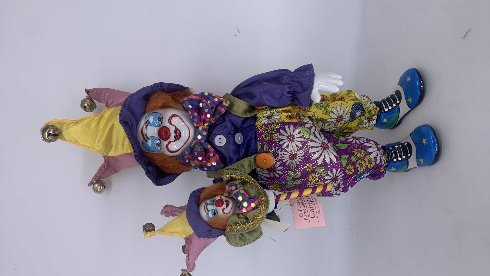 Photo 1 of COLLECTIBLE PORCELAIN CLOWN DOLL, H16”
