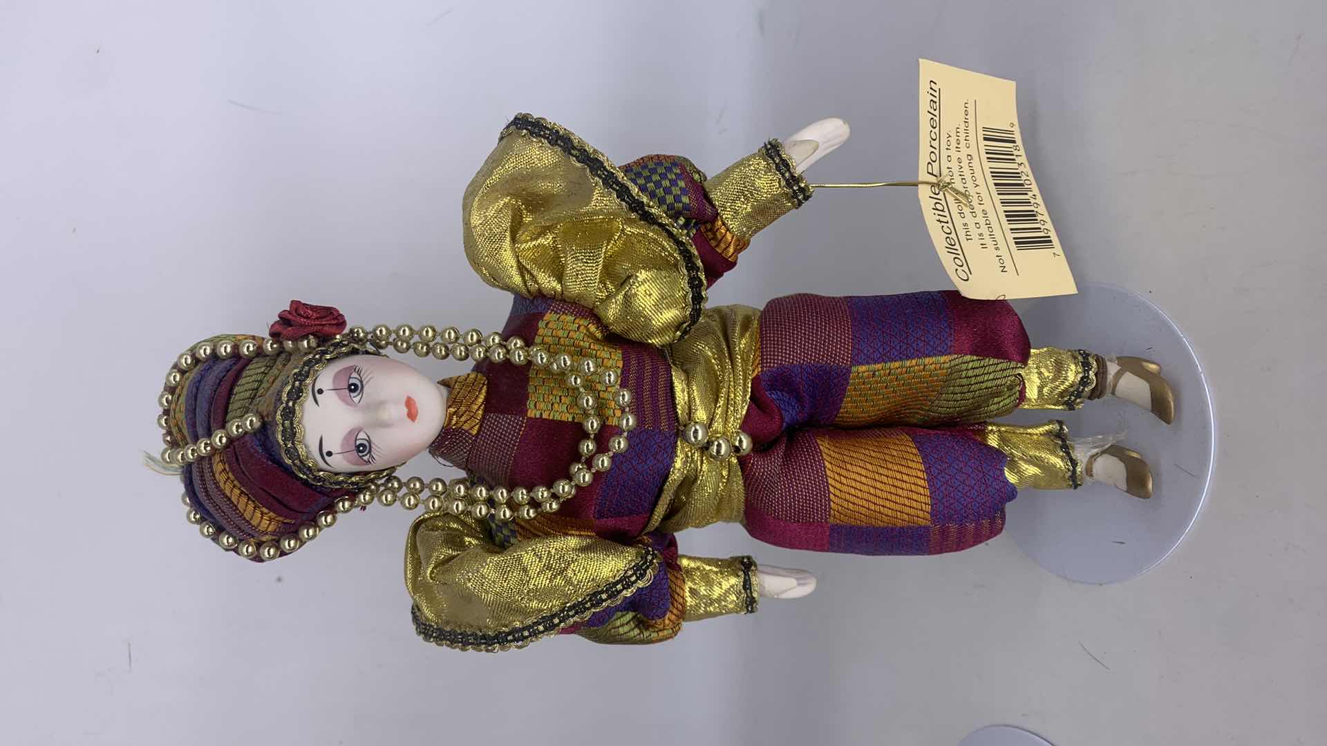 Photo 3 of TWO COLLECTIBLE PORCELAIN DOLLS AND MUSIC BOX