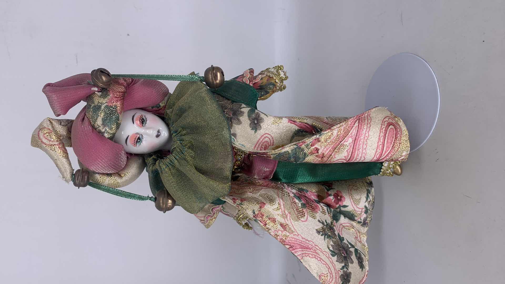 Photo 2 of TWO COLLECTIBLE PORCELAIN DOLLS AND MUSIC BOX