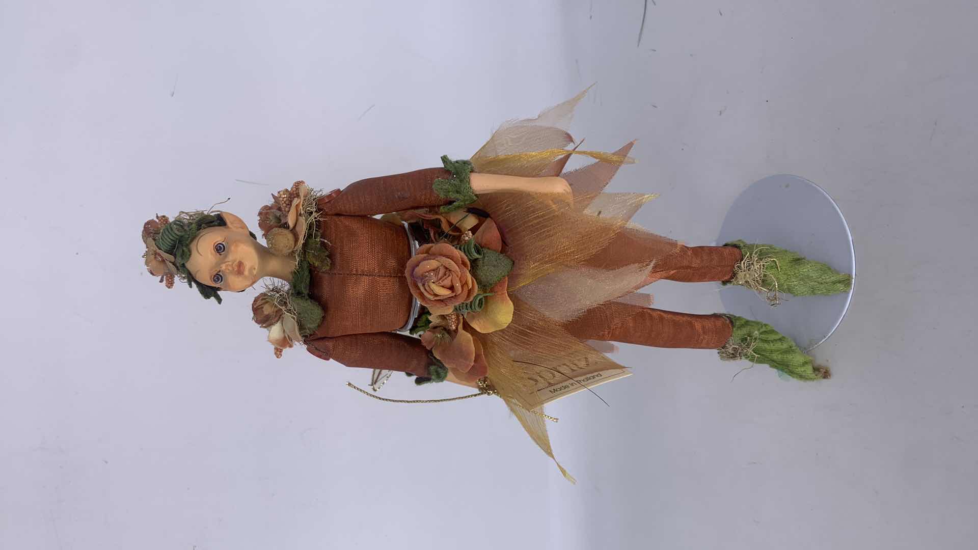 Photo 5 of THREE COLLECTIBLE PORCELAIN DOLLS, TALLEST H14”