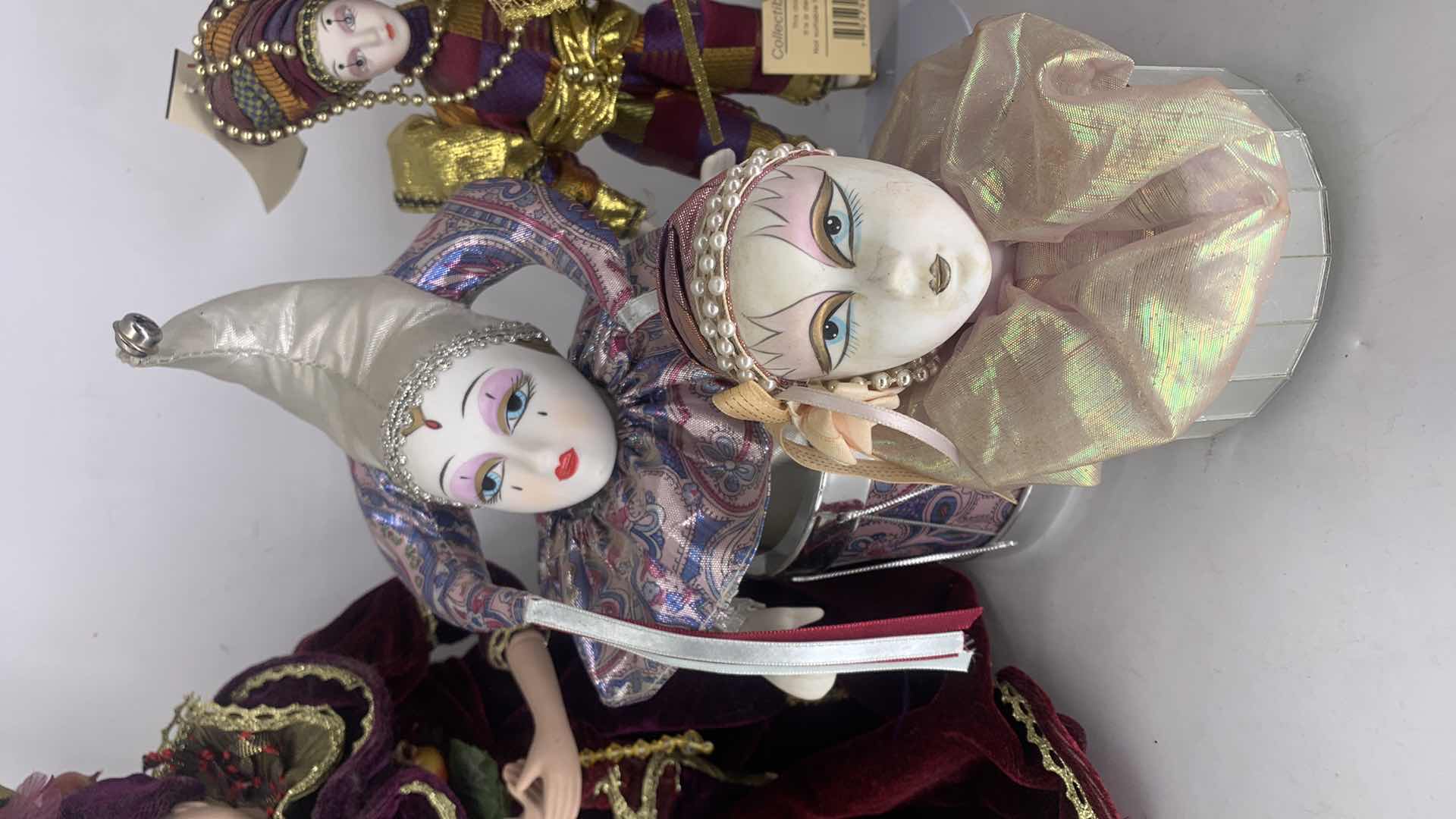 Photo 3 of THREE COLLECTIBLE PORCELAIN DOLLS AND TWO MUSIC BOXES