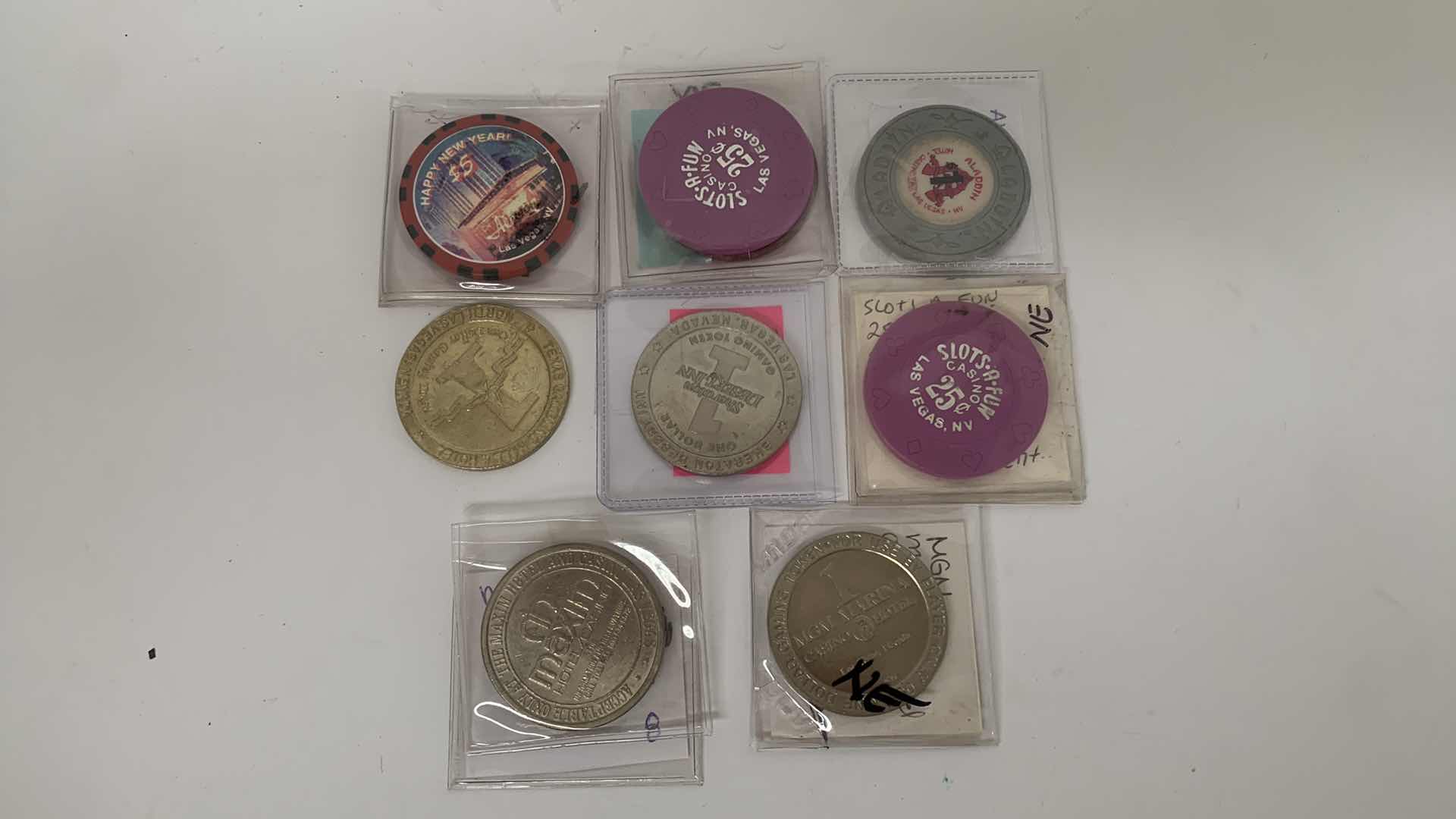 Photo 1 of 8 CASINO TOKENS FROM CLOSED CASINOS