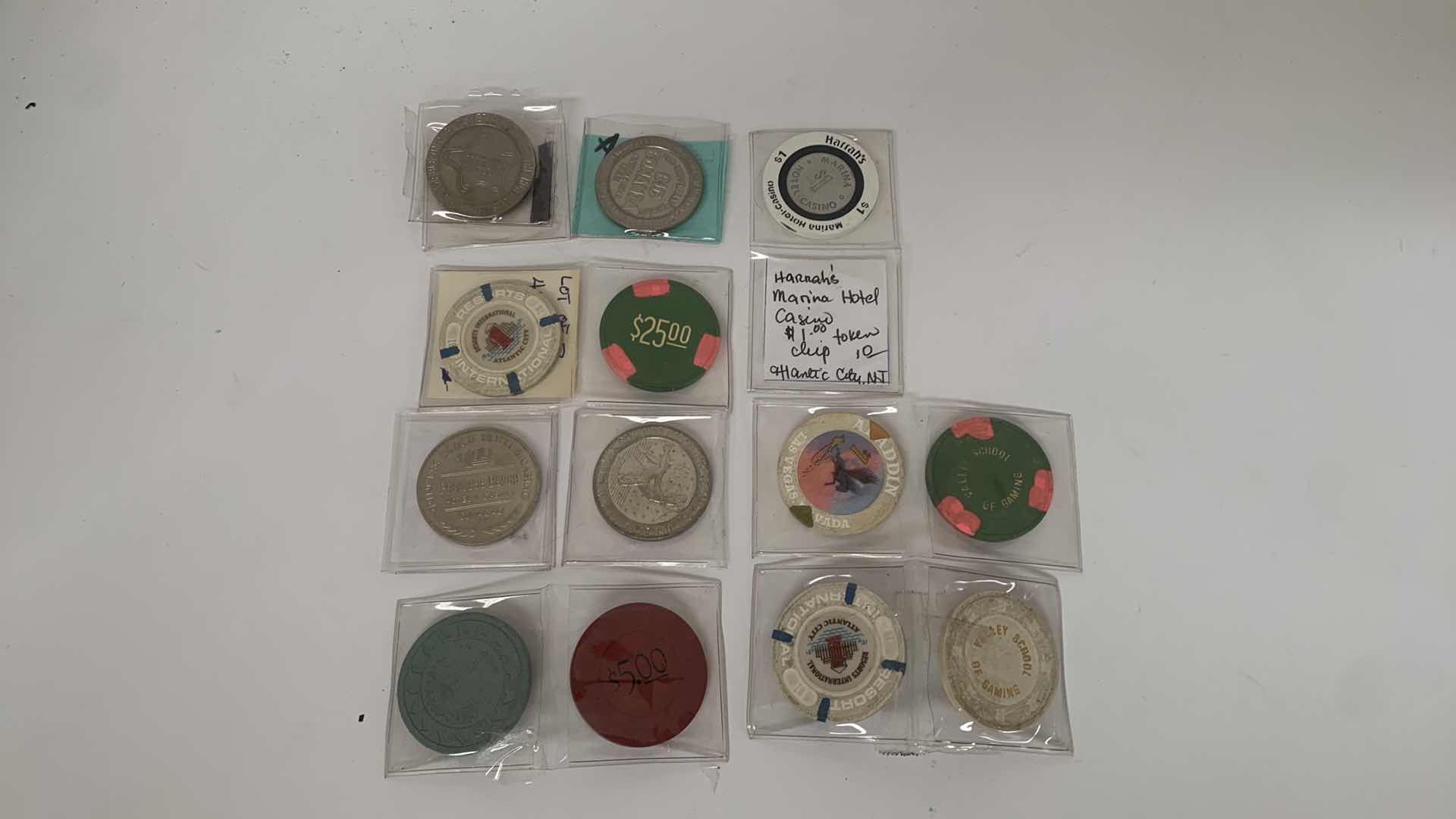 Photo 1 of 13 CASINO TOKENS FROM CLOSED CASINOS