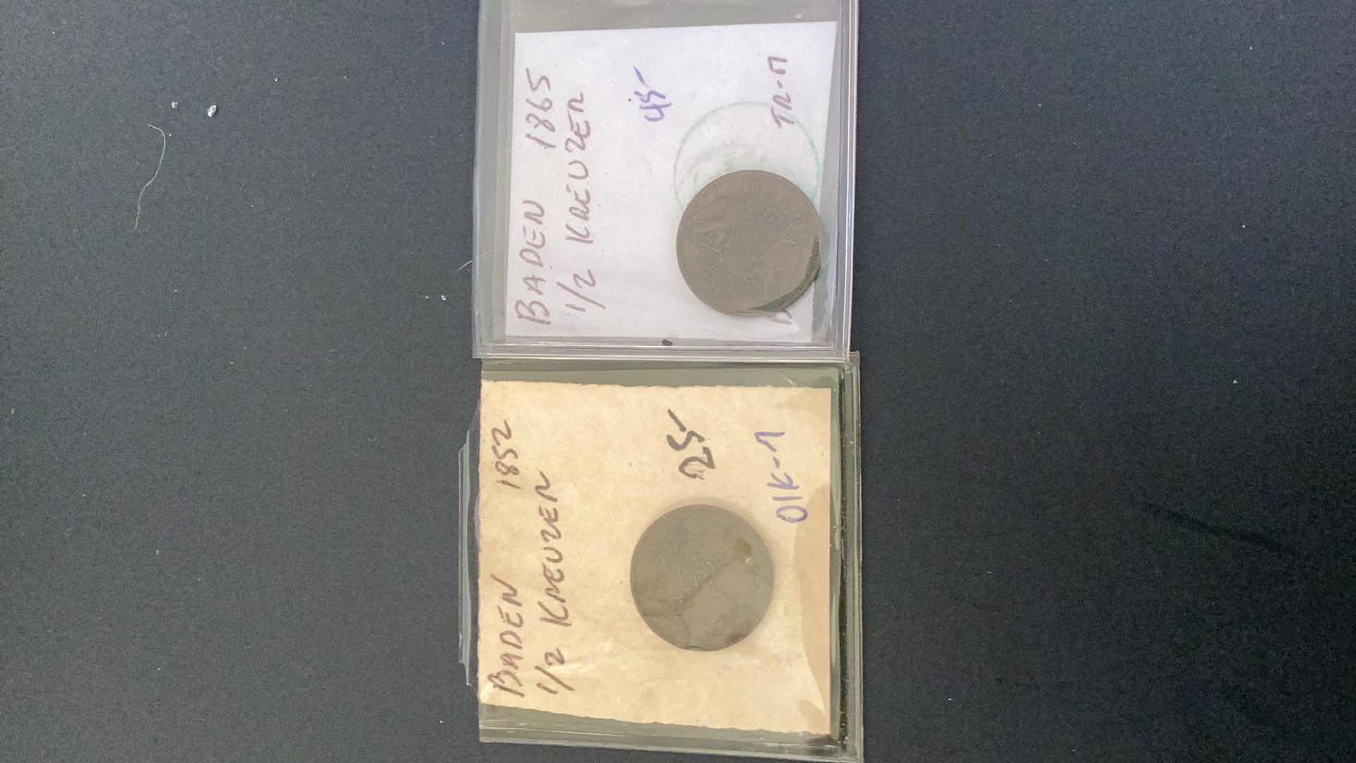 Photo 1 of BADEN 1800’S COINS