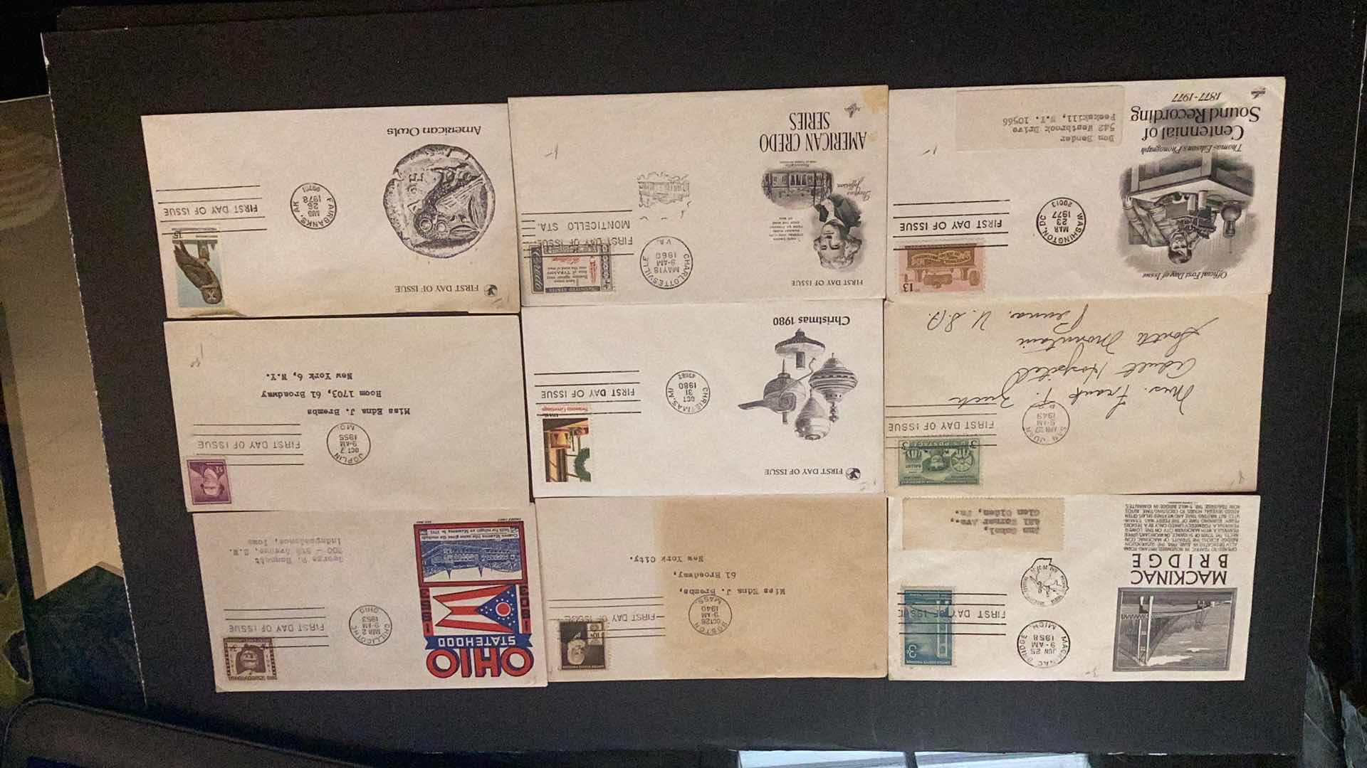 Photo 1 of FIRST DAY OF ISSUE STAMPS 1940’S THRU 1980’S