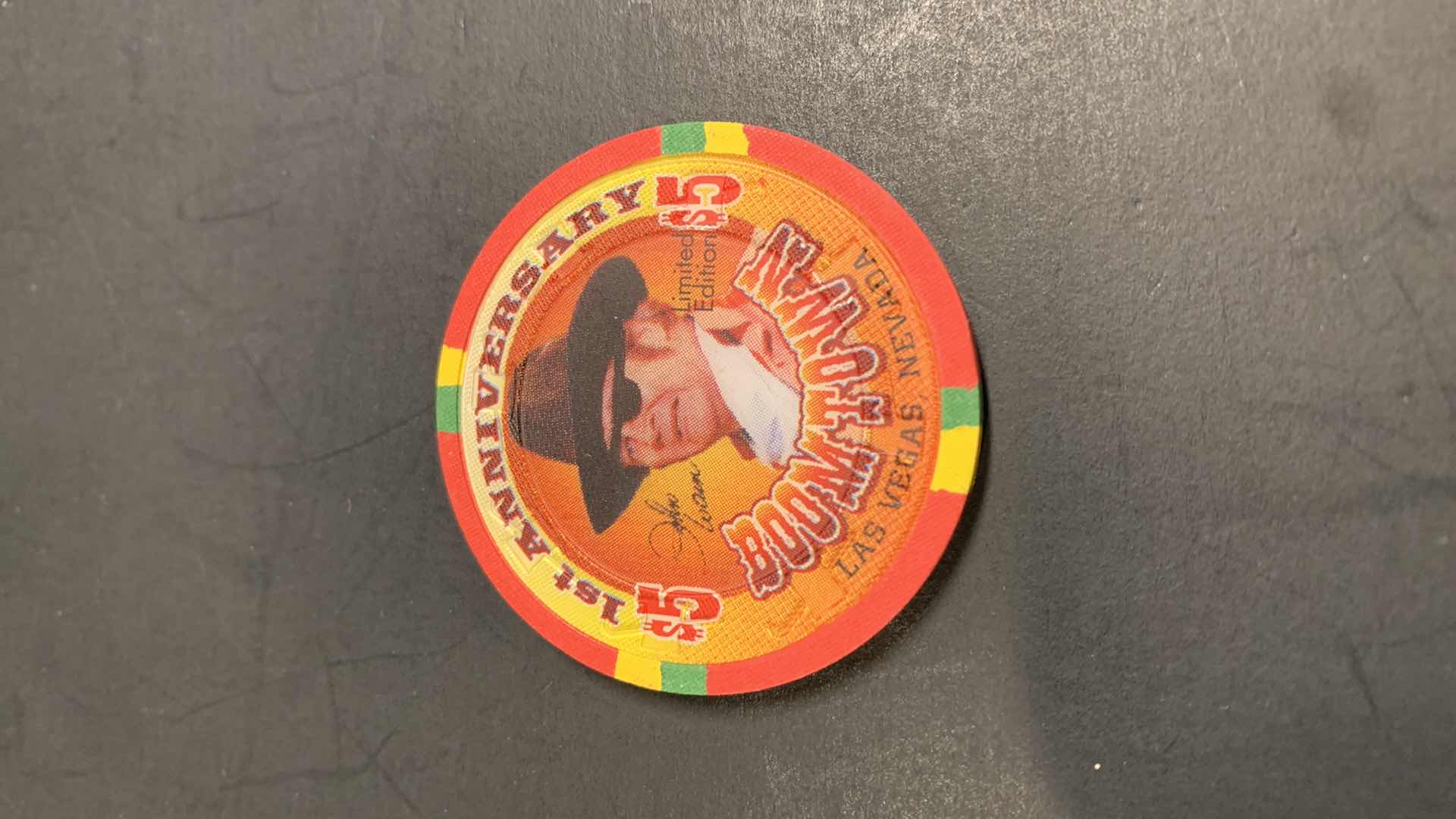 Photo 1 of LAS VEGAS BOOMTOWN FIRST ANNIVERSARY $5 GAMBLING CHIP