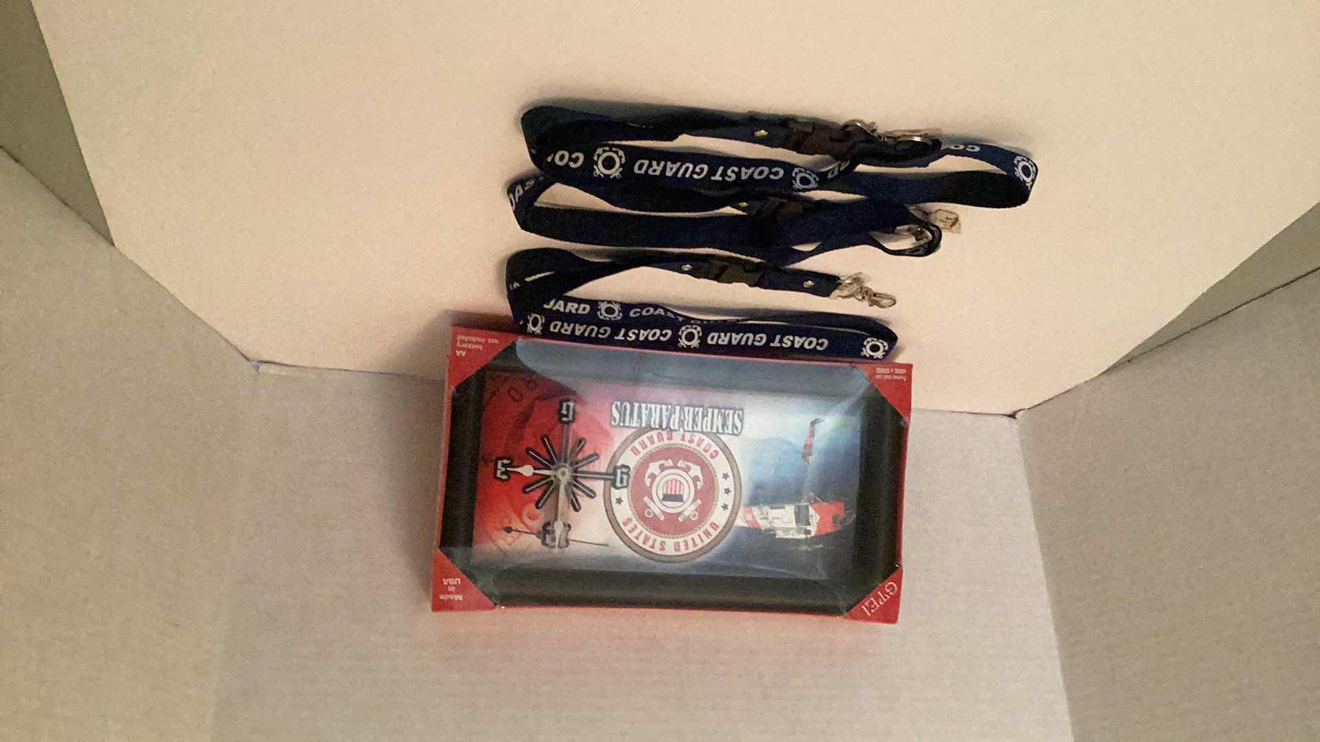 Photo 1 of COAST GUARD CLOCK AND LANYARD