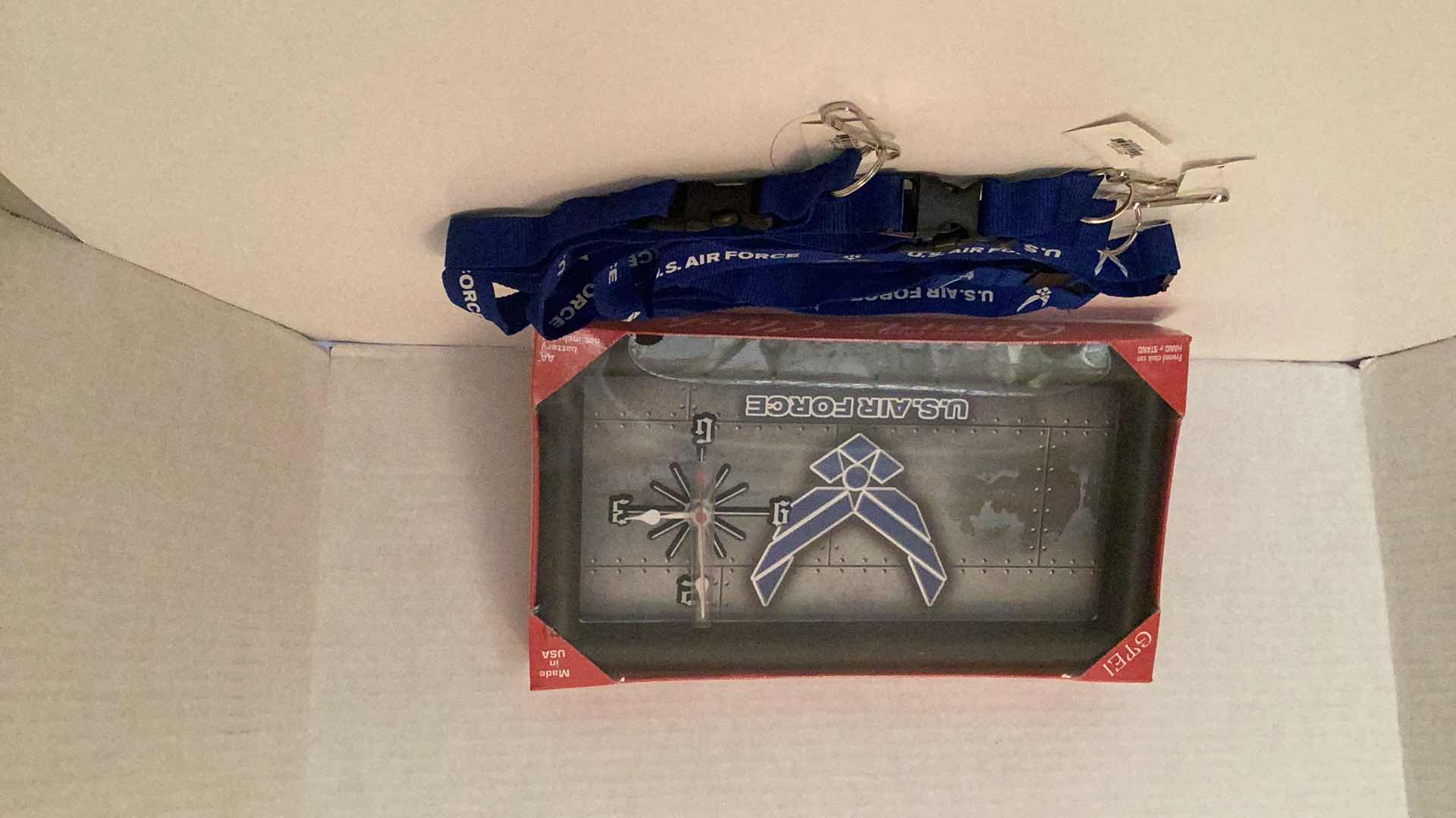 Photo 1 of USAF CLOCK AND LANYARDS