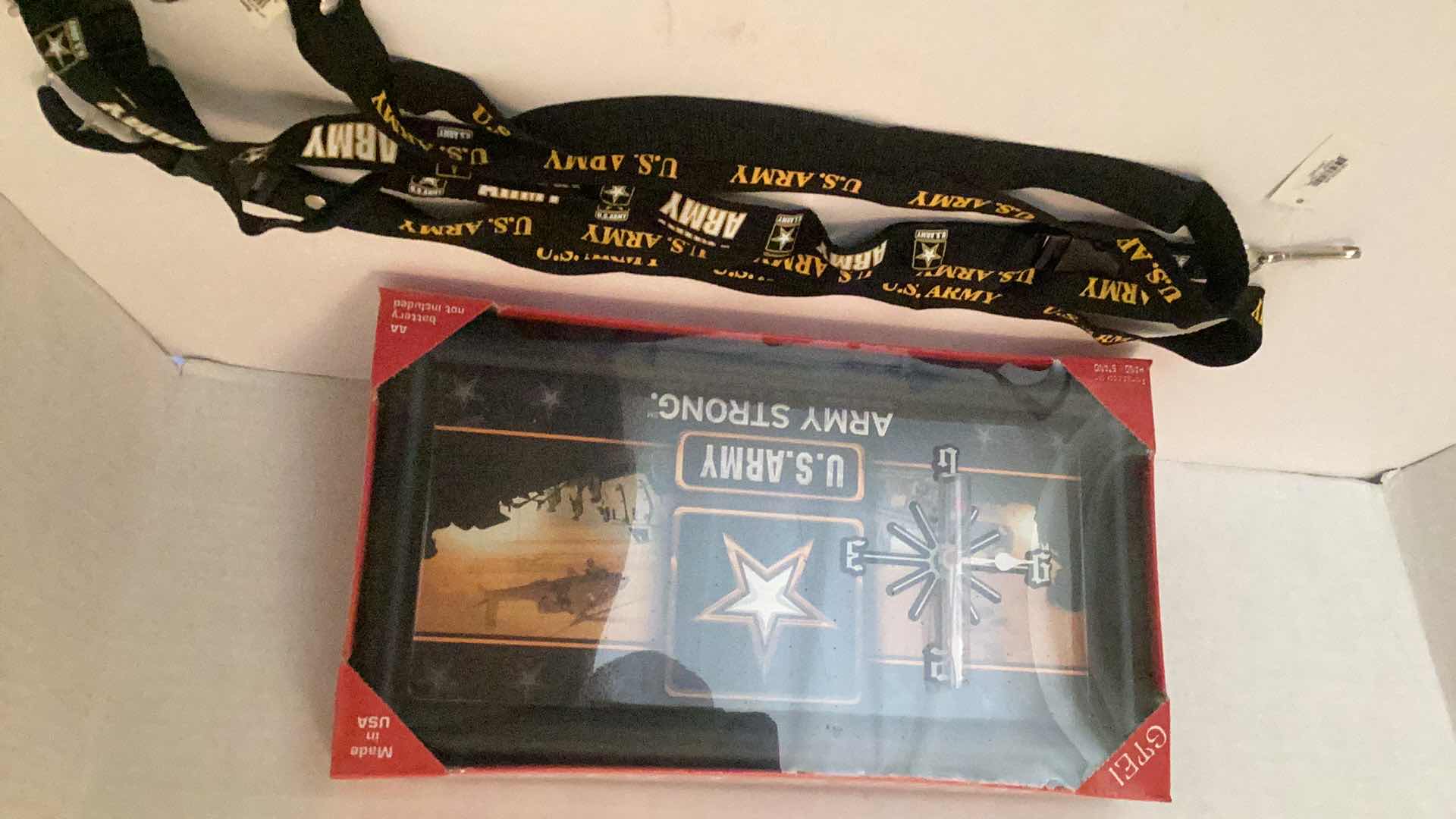 Photo 2 of US ARMY CLOCK AND LANYARDS