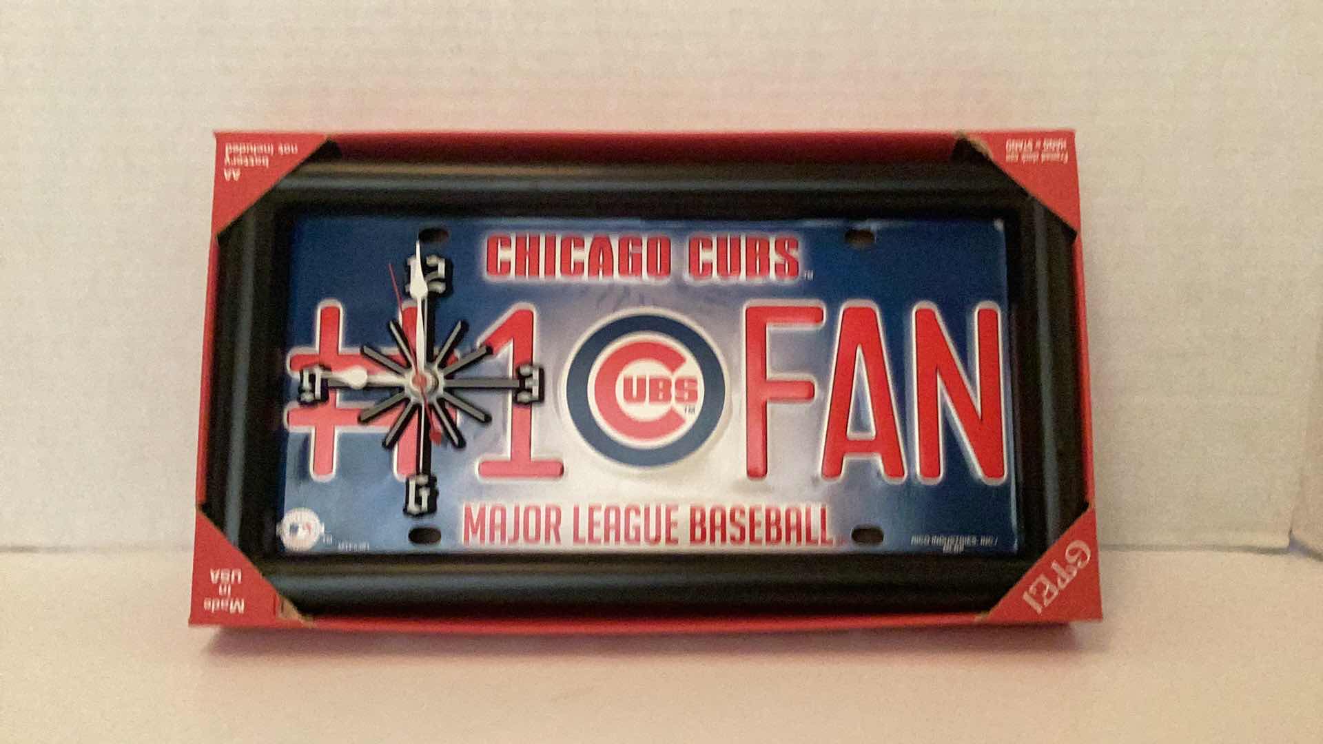 Photo 1 of CHICAGO CUBS CLOCK