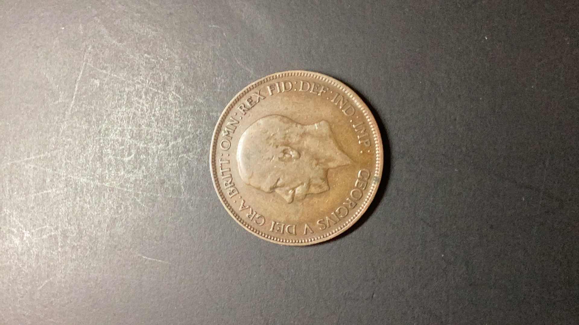 Photo 1 of GREAT BRITAIN-1930 1 PENNY $25