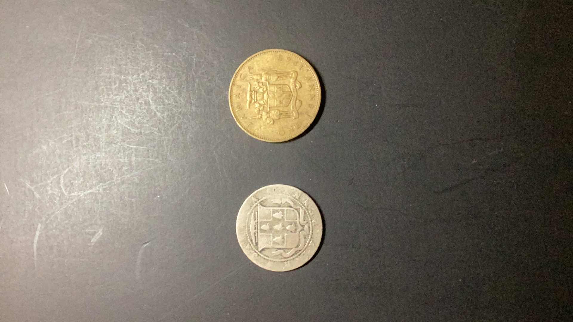 Photo 2 of JAMAICA-1907/1965 HALF PENNY AND 1 PENNY $5