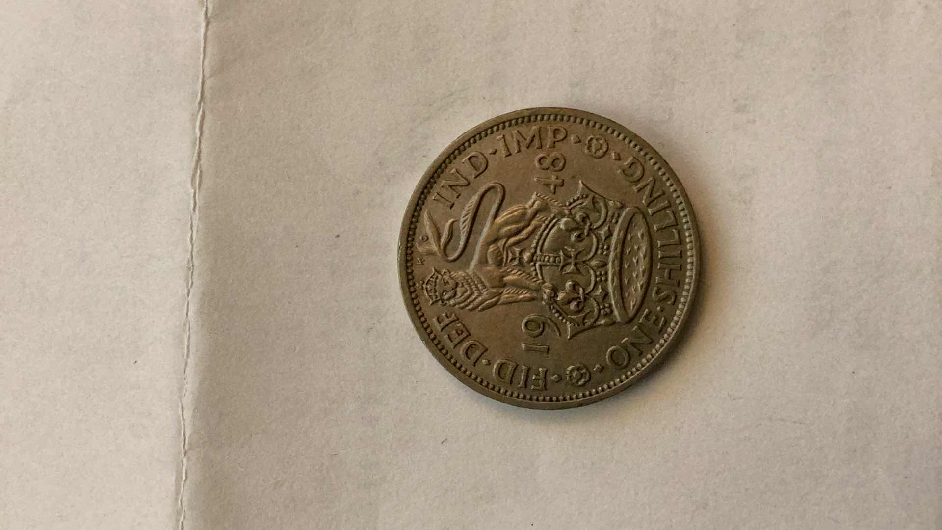Photo 2 of GREAT BRITAIN 1948 1 SHILLING