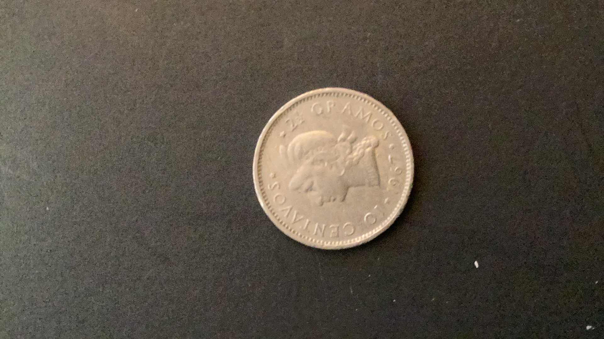 Photo 1 of DOMINICAN REPUBLIC 1967 10 CENTAVOS