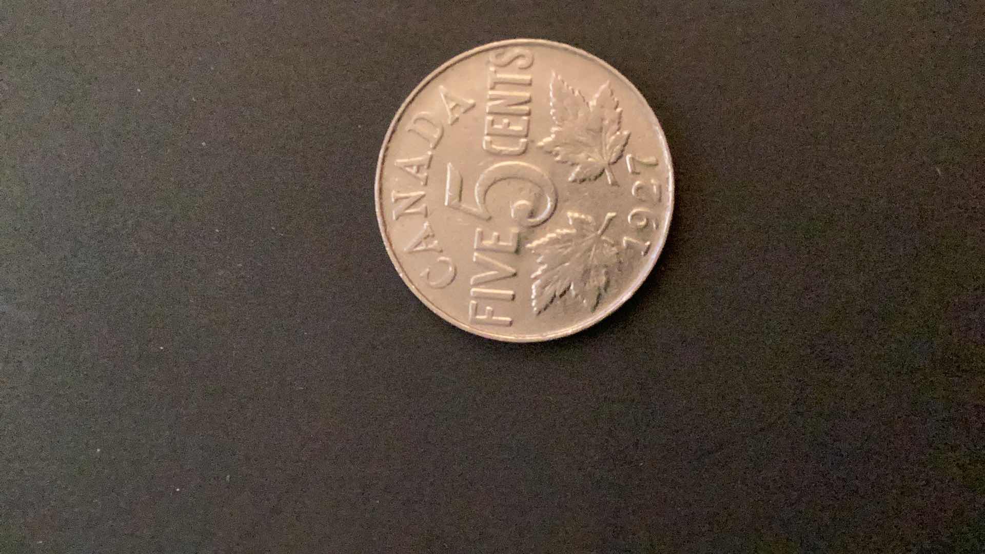 Photo 2 of CANADA 1927 5 CENTS
