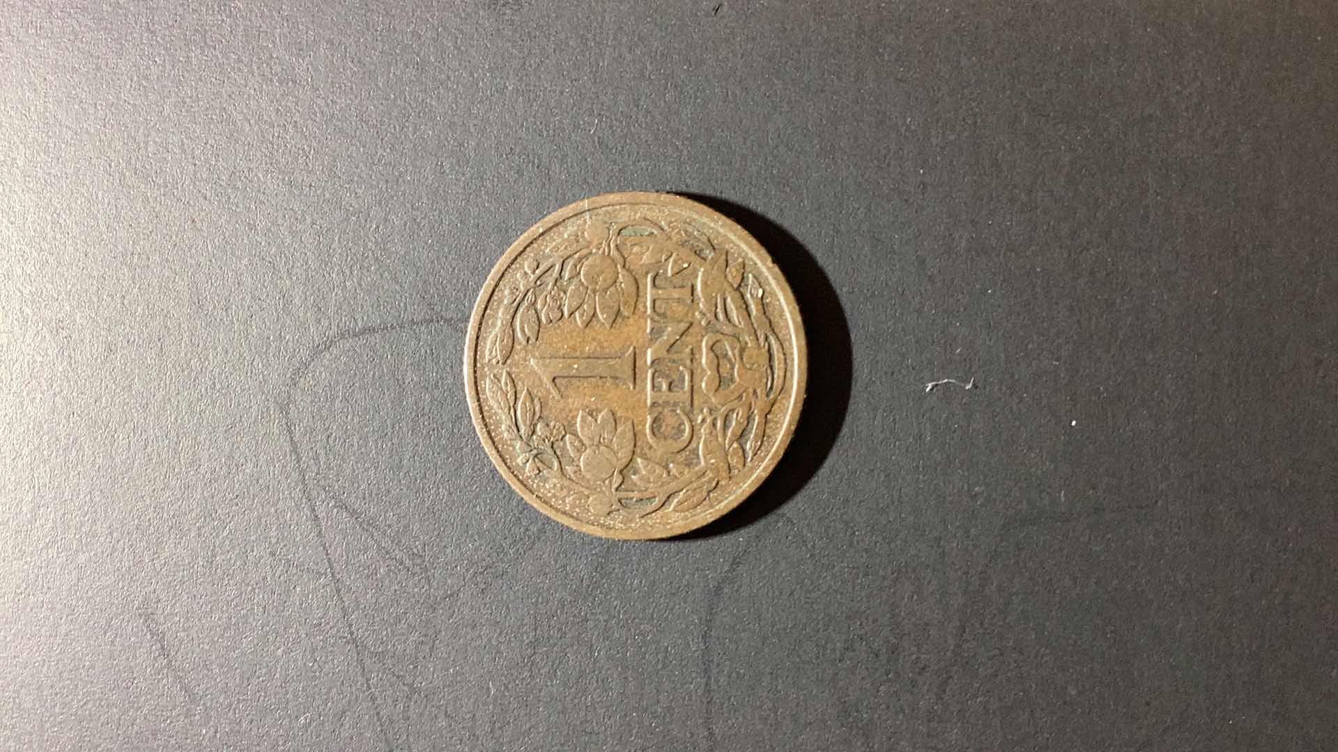 Photo 1 of 1919 NETHERLANDS 1 CENT