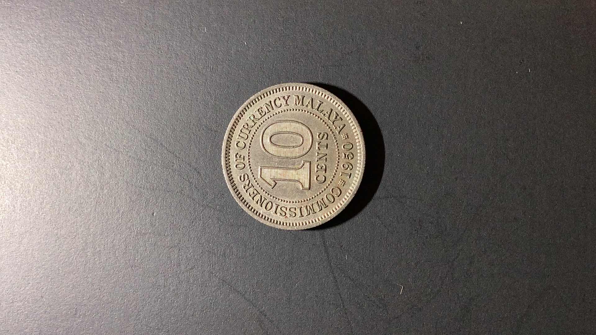 Photo 2 of 1950 MALAYA 10 CENTS