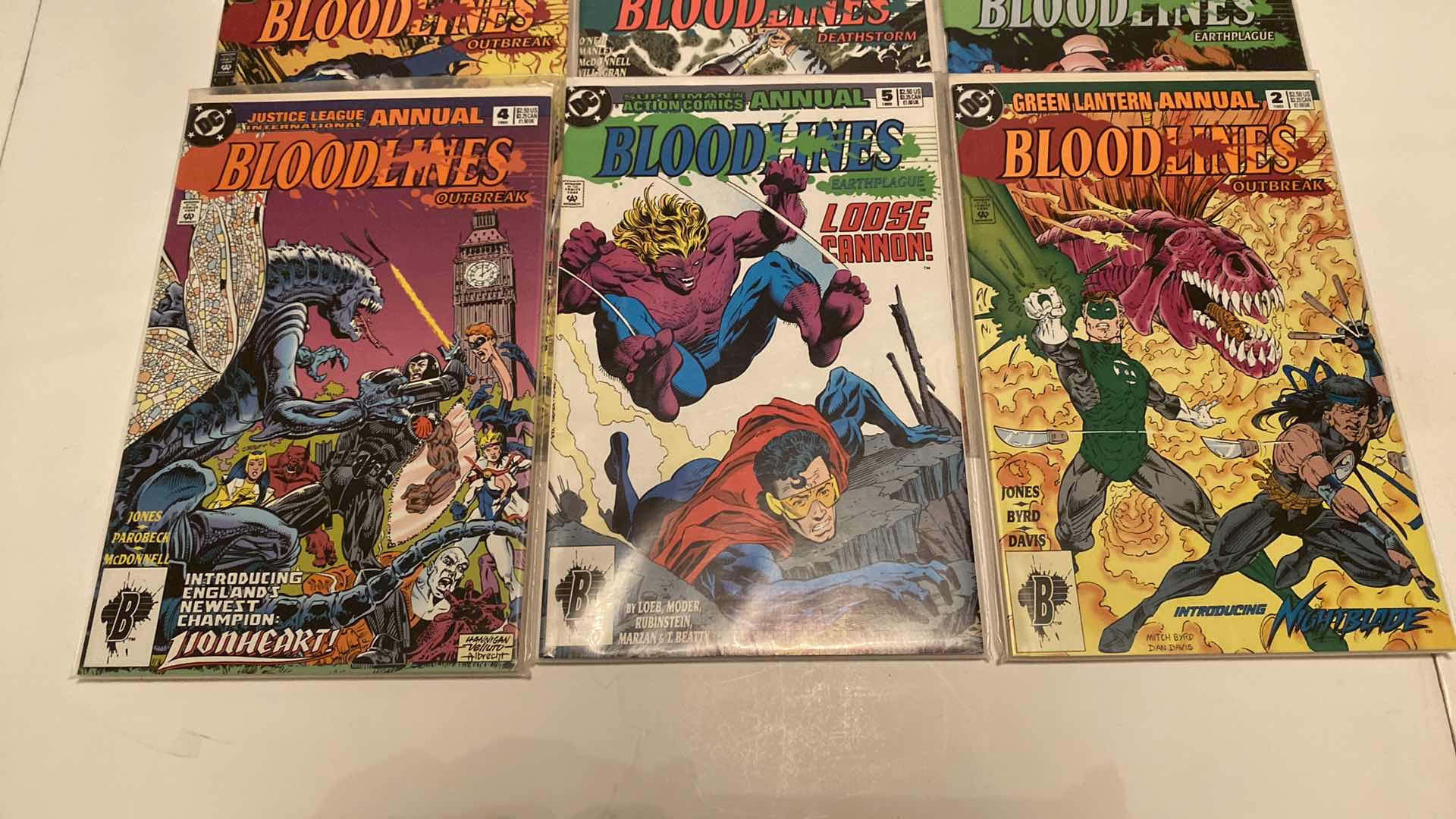 Photo 3 of 9-DC BLOODLINE COMICS