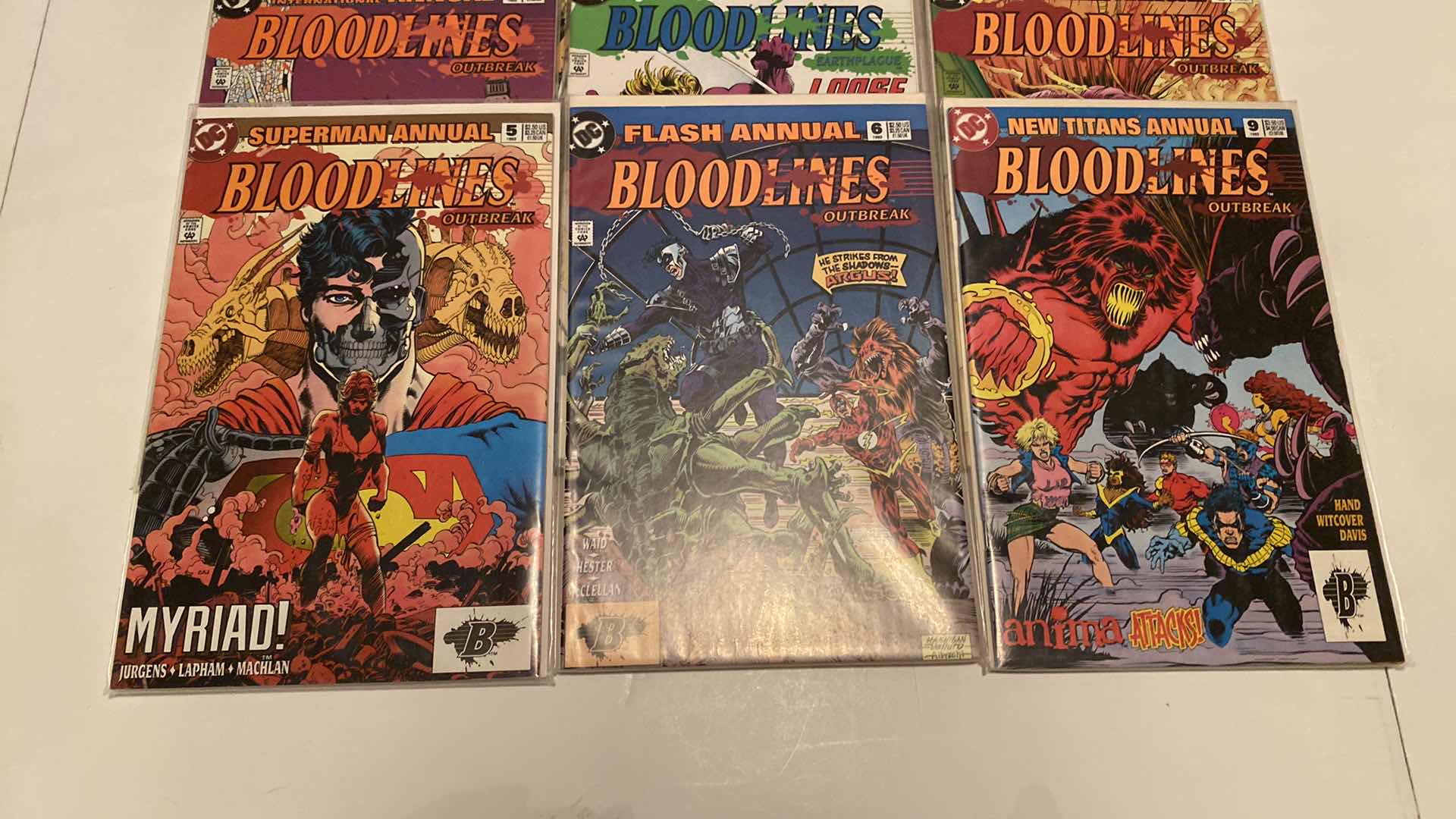 Photo 2 of 9-DC BLOODLINE COMICS