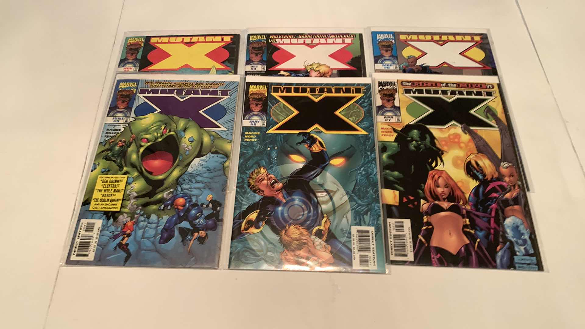 Photo 2 of 9- MARVEL MUTANT X COMICS