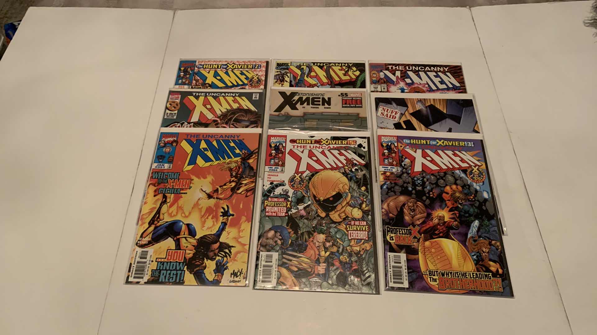 Photo 1 of 9- MARVEL X MEN COMICS