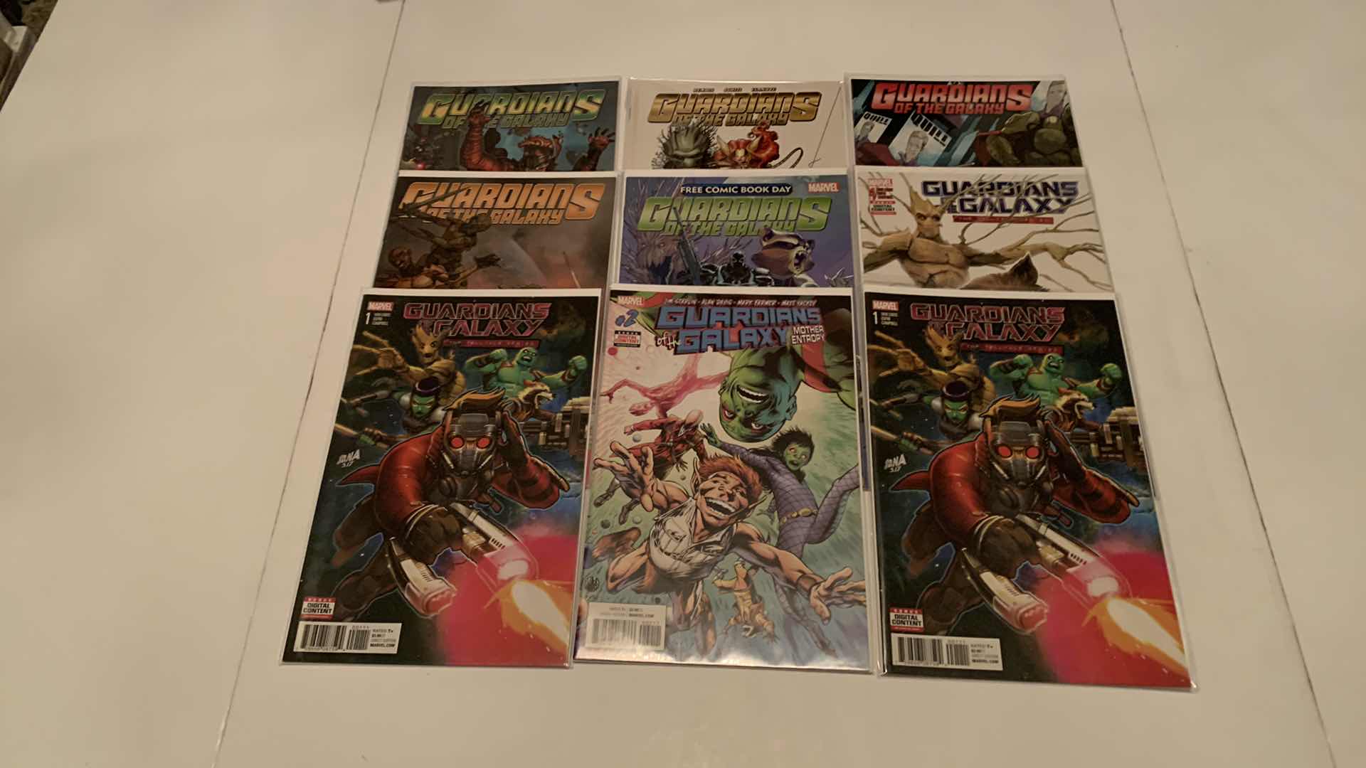 Photo 1 of 9 MARVEL GUARDIANS OF THE GALAXY COMICS