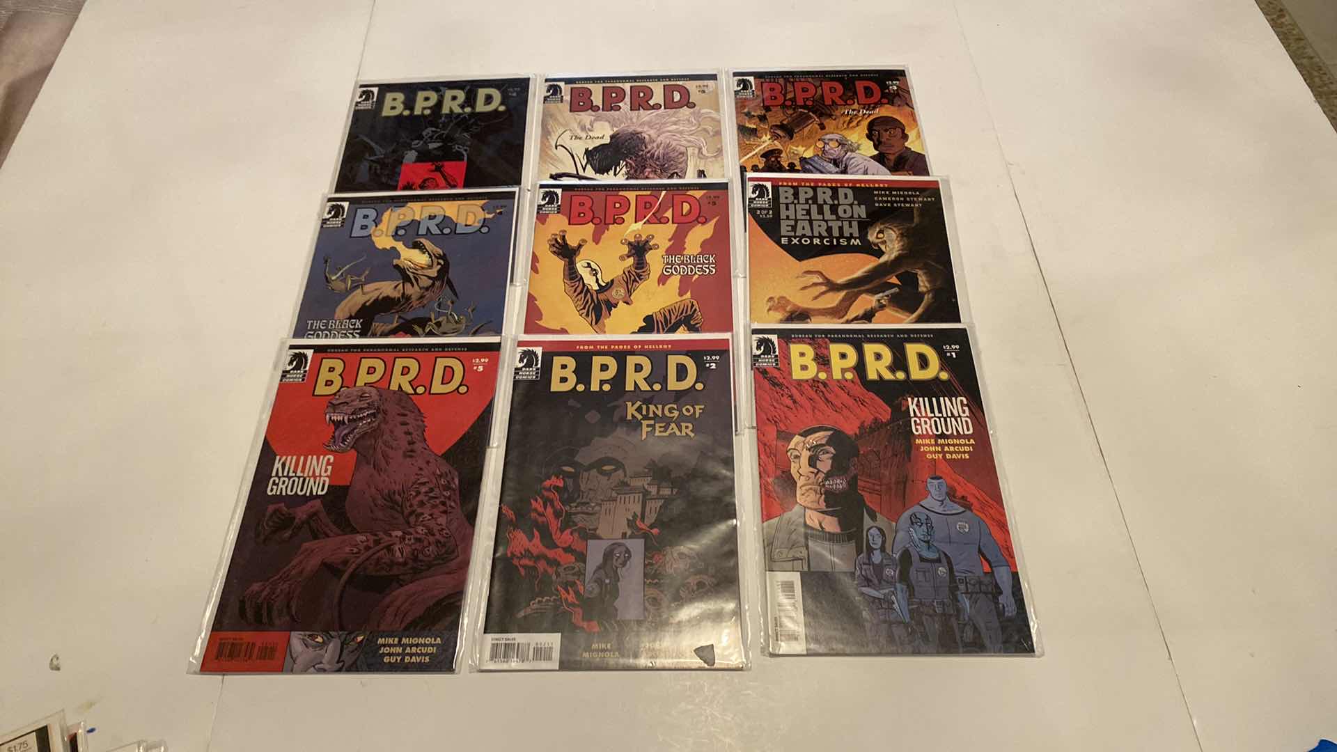 Photo 1 of 9-DARK HORSE B.P.R.D. COMICS