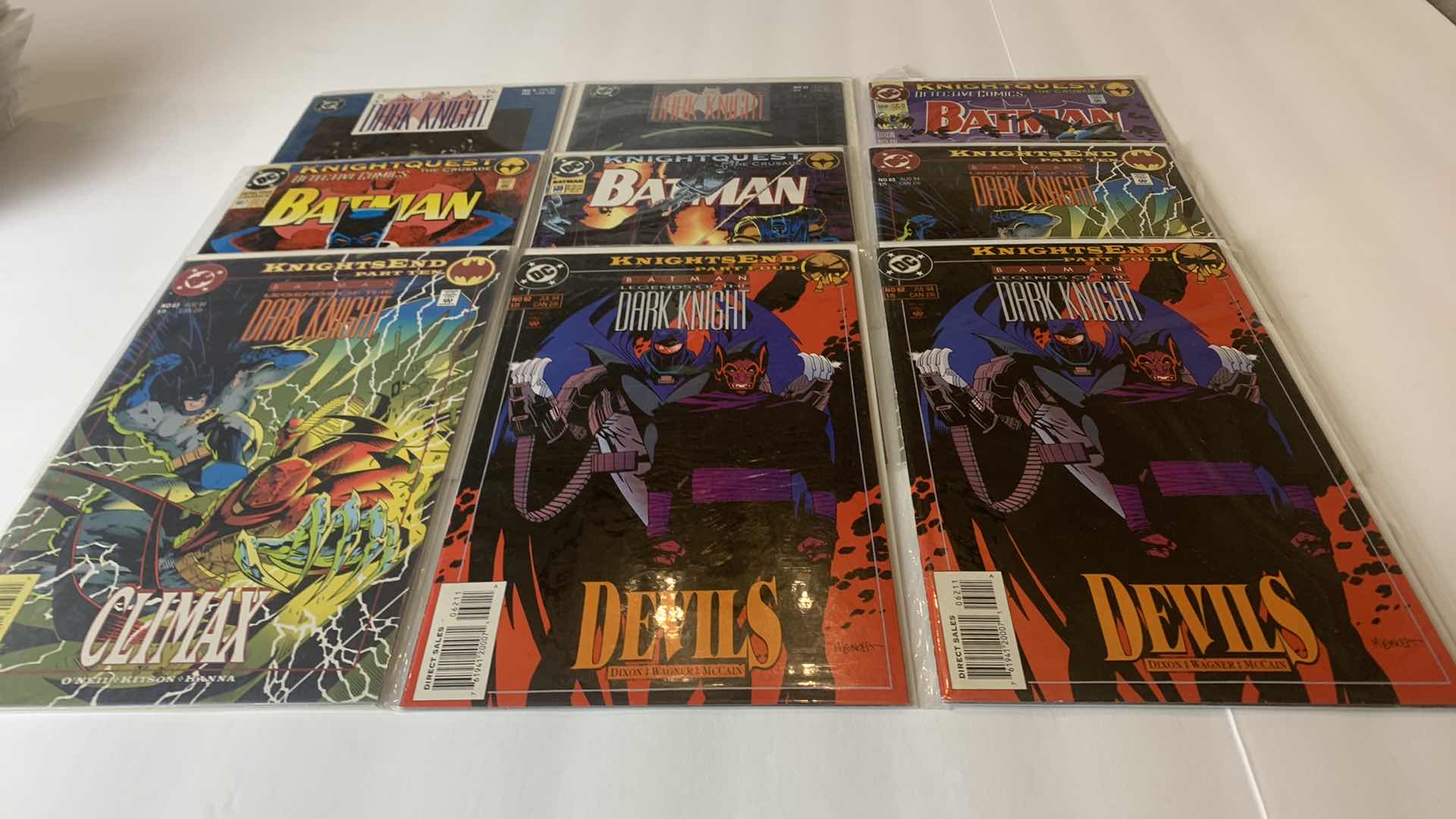 Photo 1 of 9 DC BATMAN AND DARK KNIGHT COMIC BOOKS
