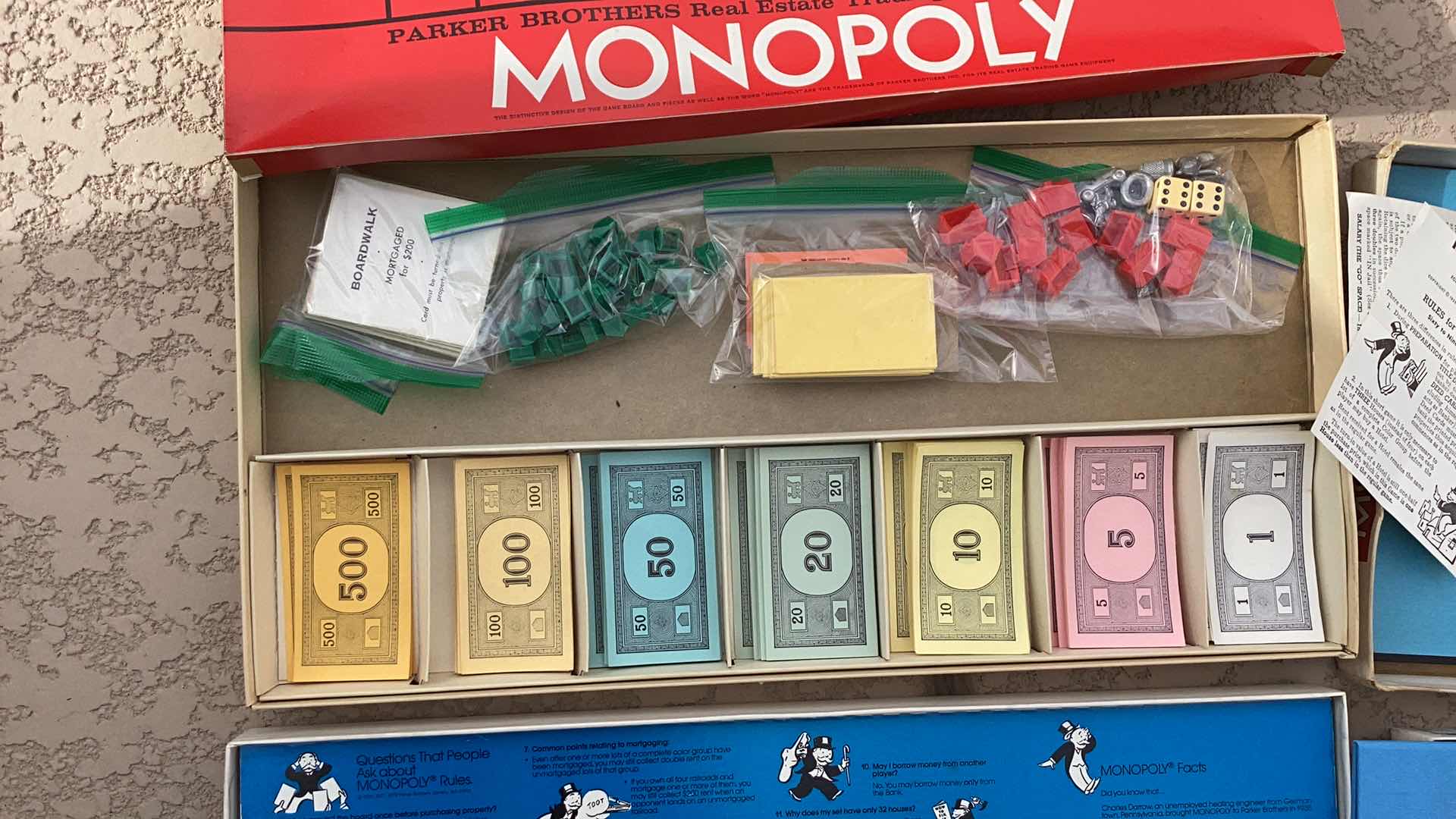 Photo 5 of RARE BRITISH 1961 MONOPOLY GAME AND LATER VERSIONS