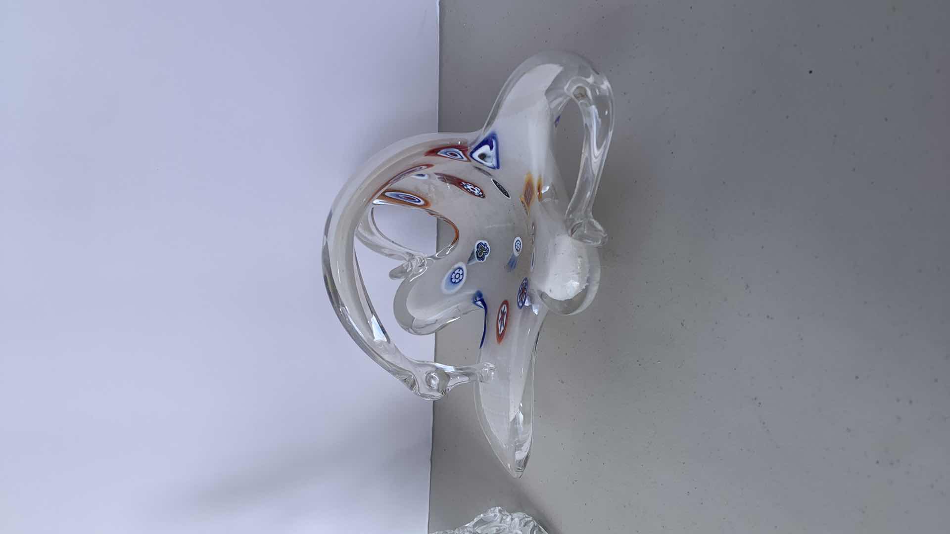 Photo 3 of TWO GLASS COLLECTIBLES, PORTIGAL GLASS LADY, GLASS SWAN