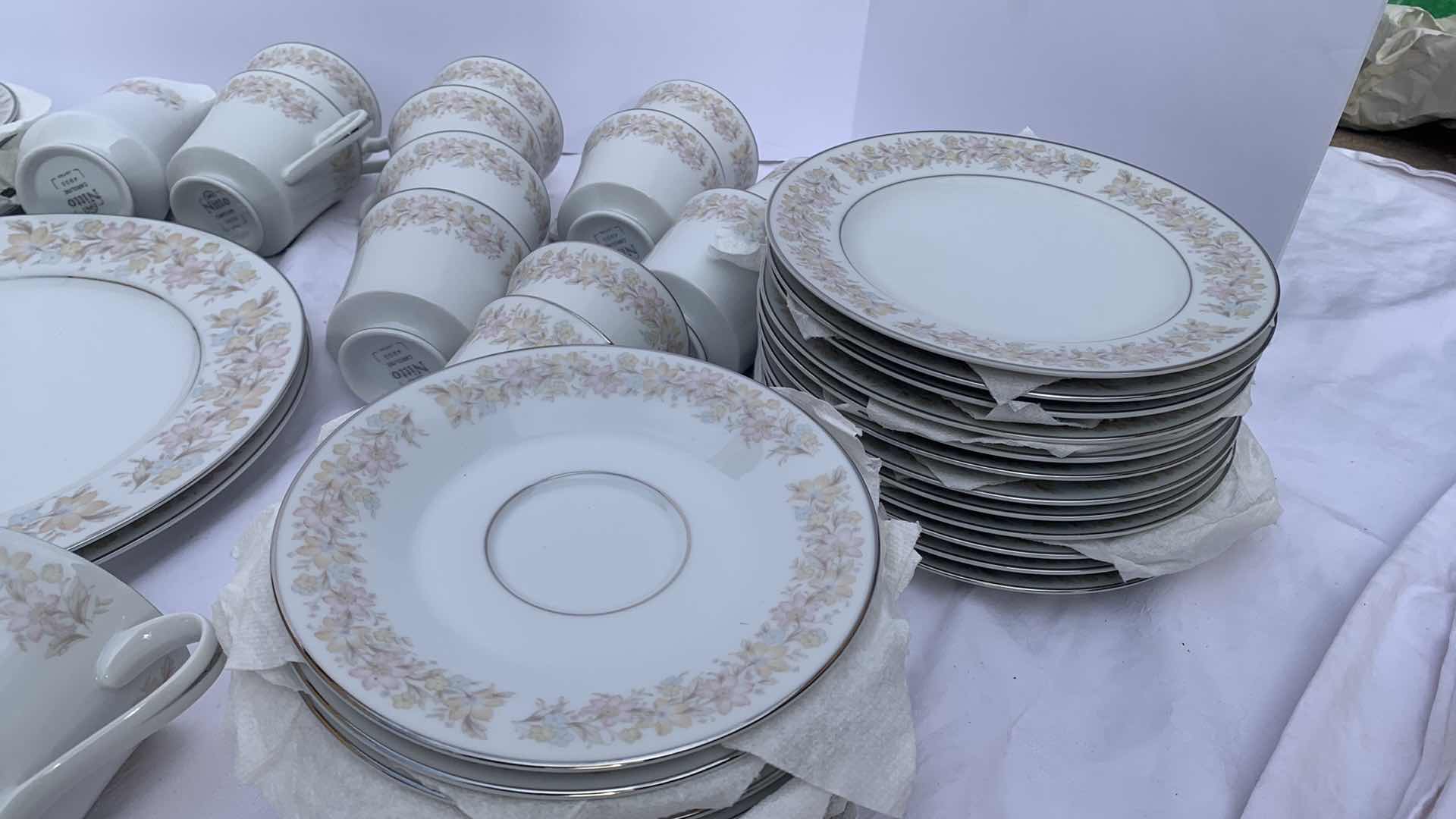 Photo 6 of NITO PORCELAIN ASSORTED DISHWARE, 50 pieces
