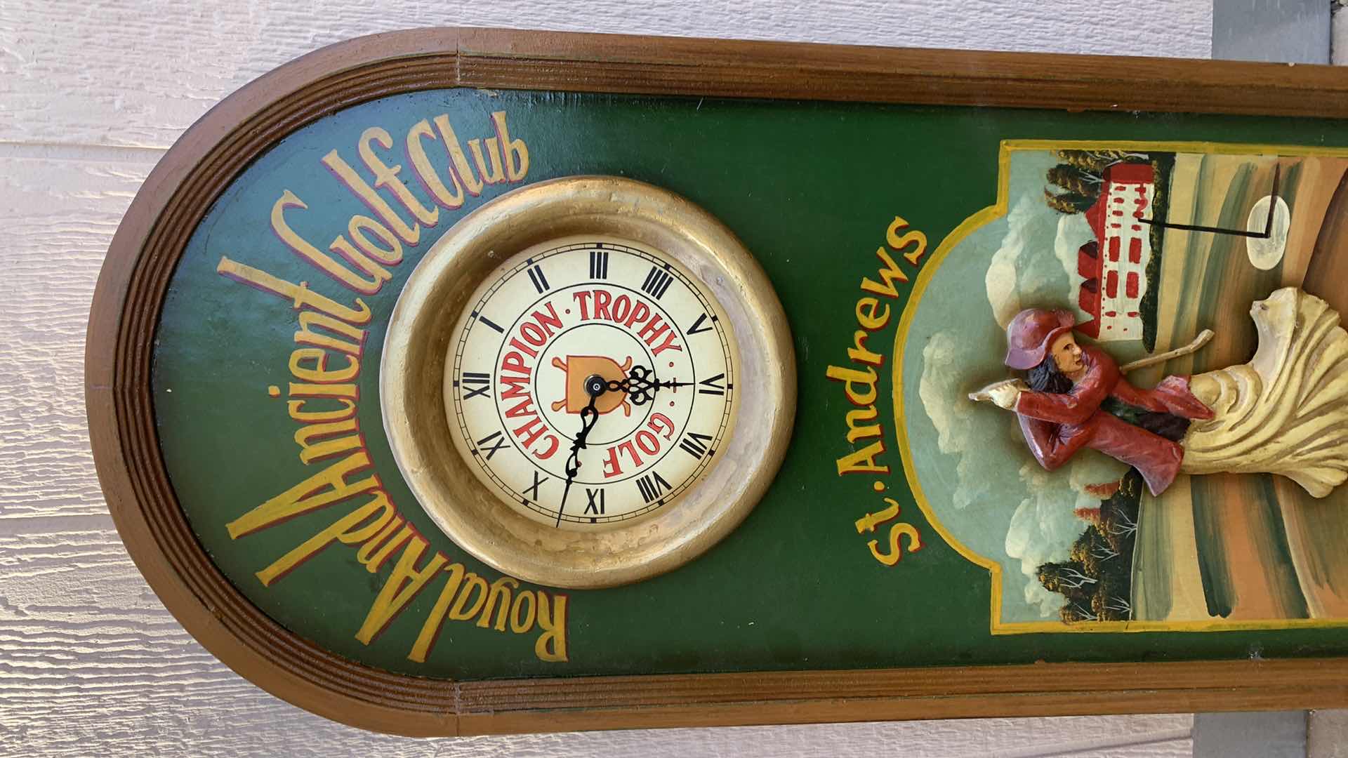 Photo 3 of ROYAL AND ANCIENT GOLF CLUB ST. ANDREWS BRITISH LADIES OPEN CLOCK 16 x H 36”