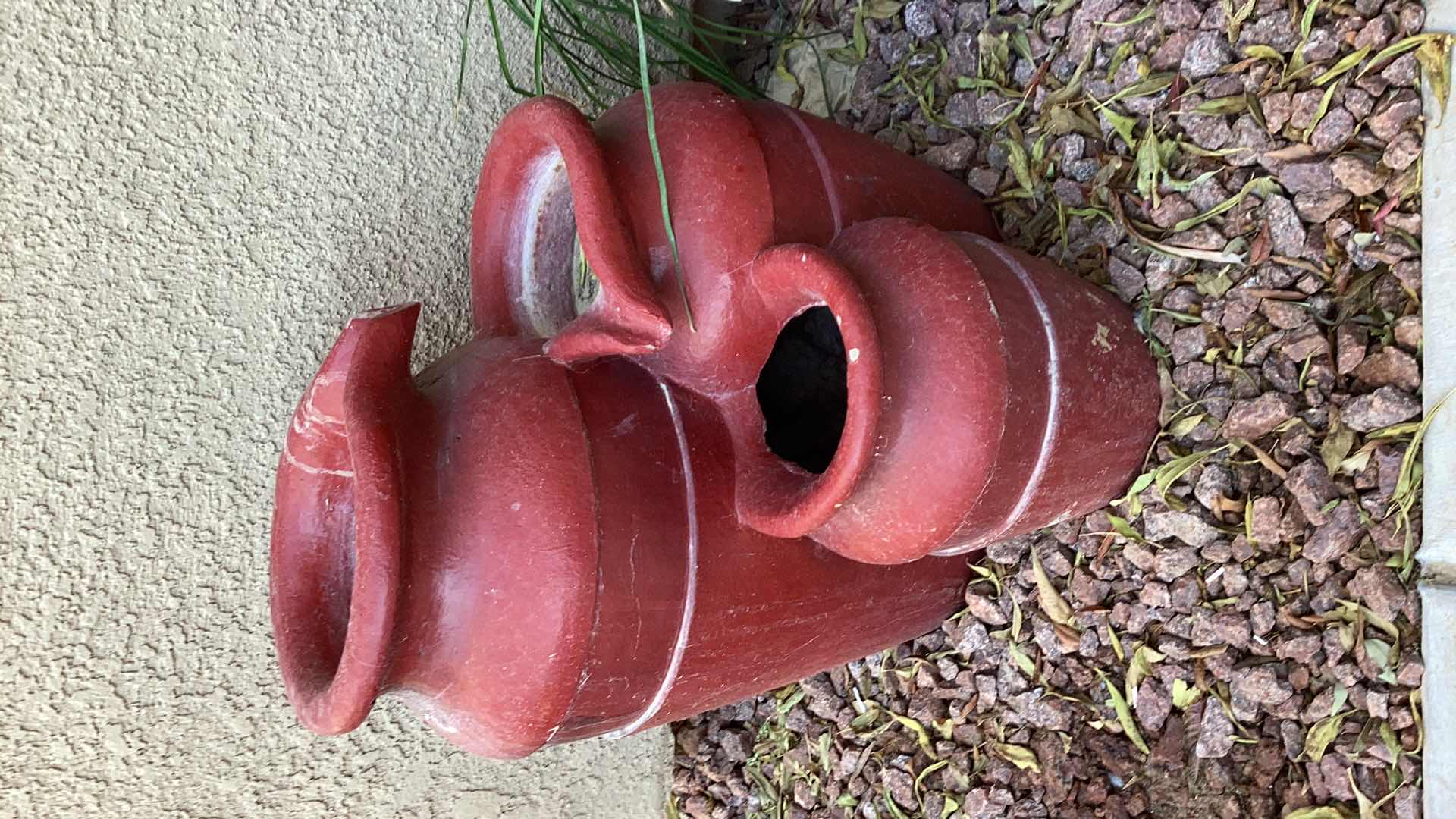 Photo 1 of LARGE RED PLANTER 20" X  H 21"