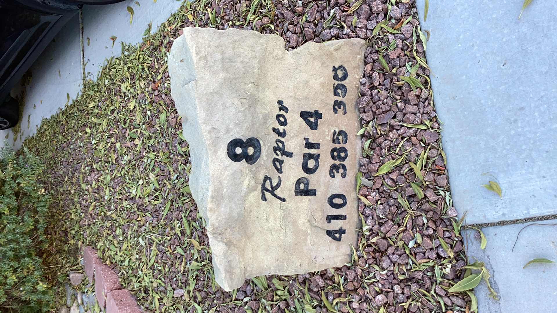 Photo 1 of CONCRETE GOLF COURSE YARDAGE MARKERS AND HOLE MARKER