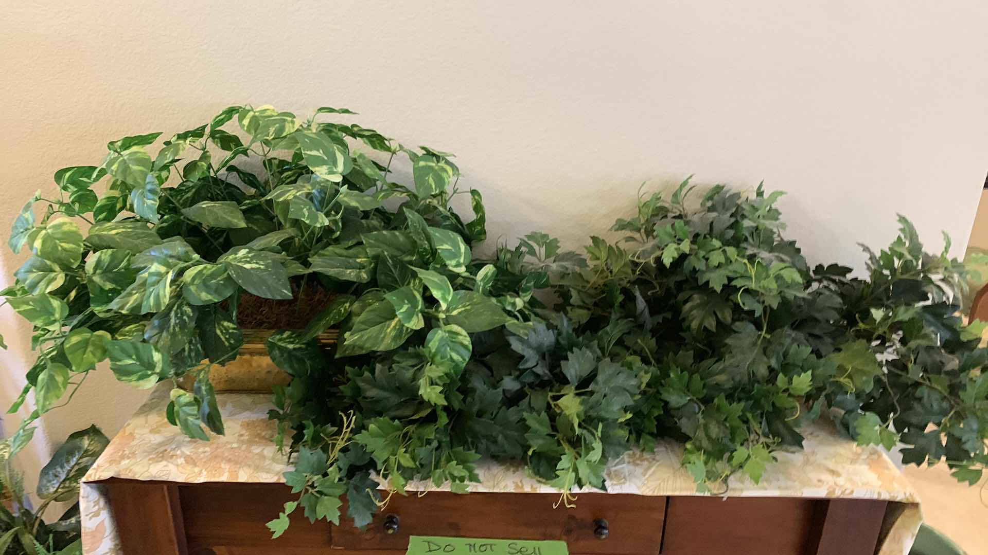 Photo 1 of HOME DECOR, 3 SETS OF FAUX GREENERY