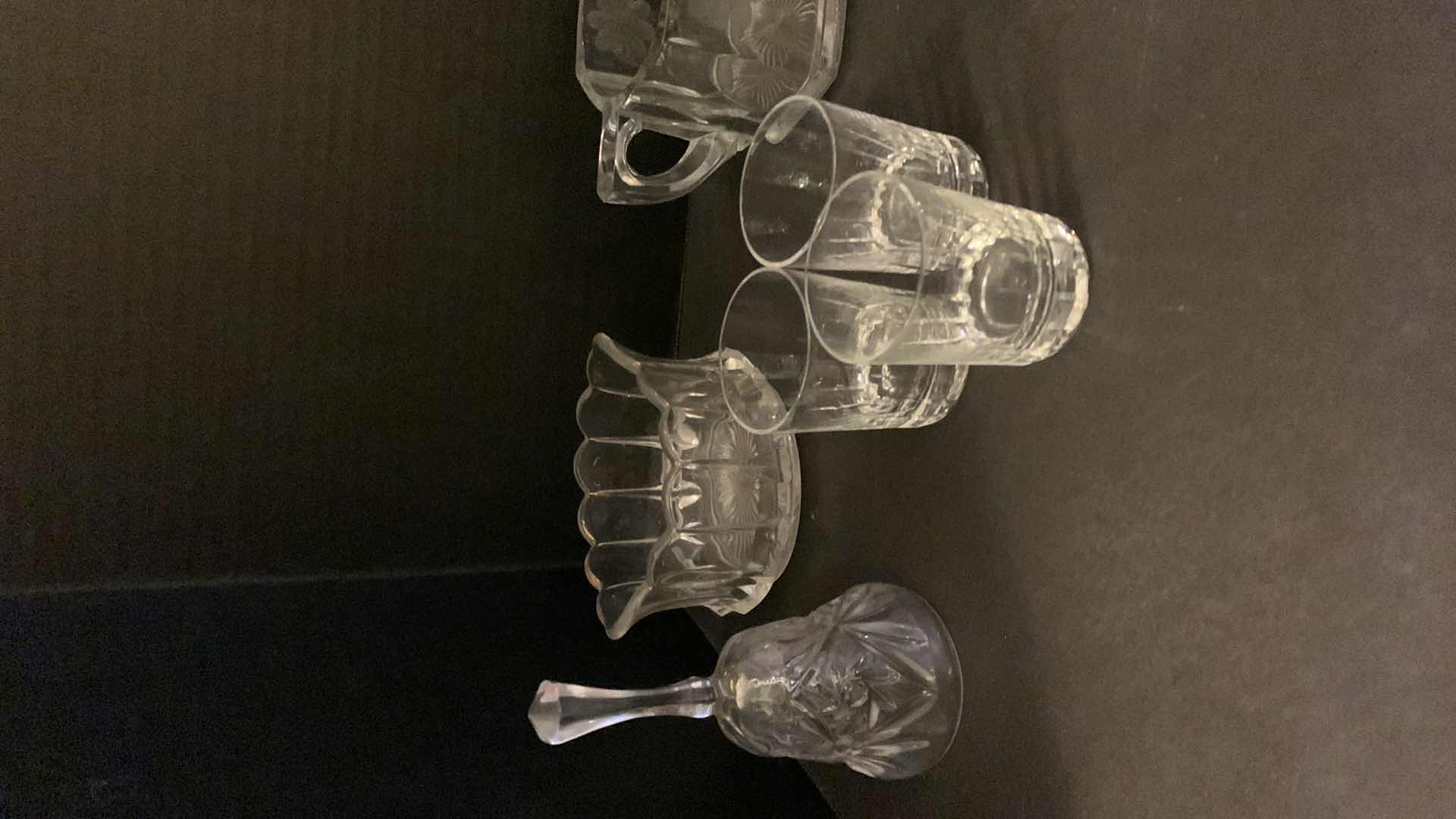 Photo 2 of CRYSTAL AND GLASS ASSORTMENT