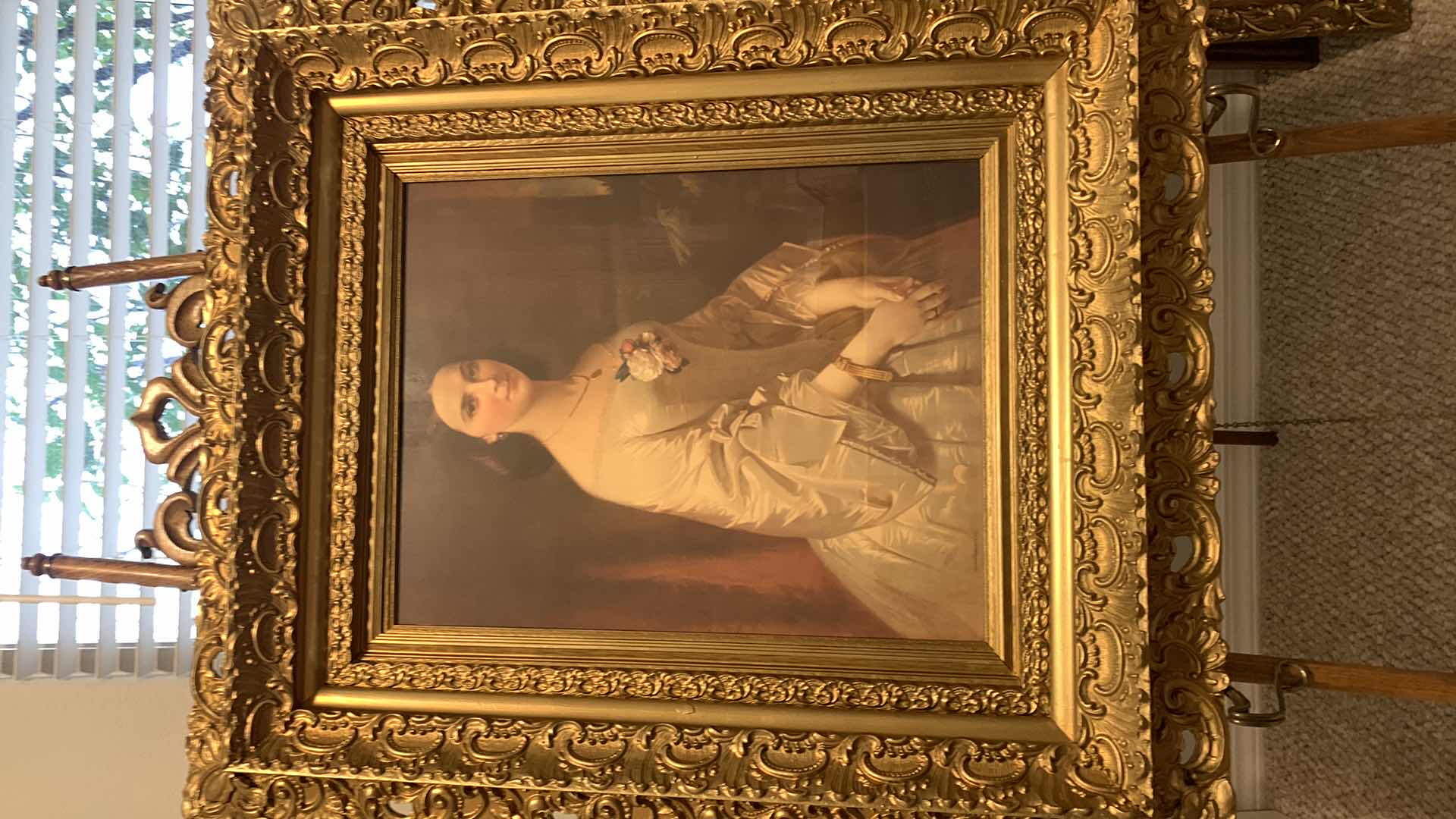 Photo 1 of A framed vintage reproduction of “Southern Belle” by Erich Correns:, Artist: Erich Correns ( 1821 - 1877) Munich, German München., Erich Correns ...
Priced without elaborate frame approx $1200 (stand not included)