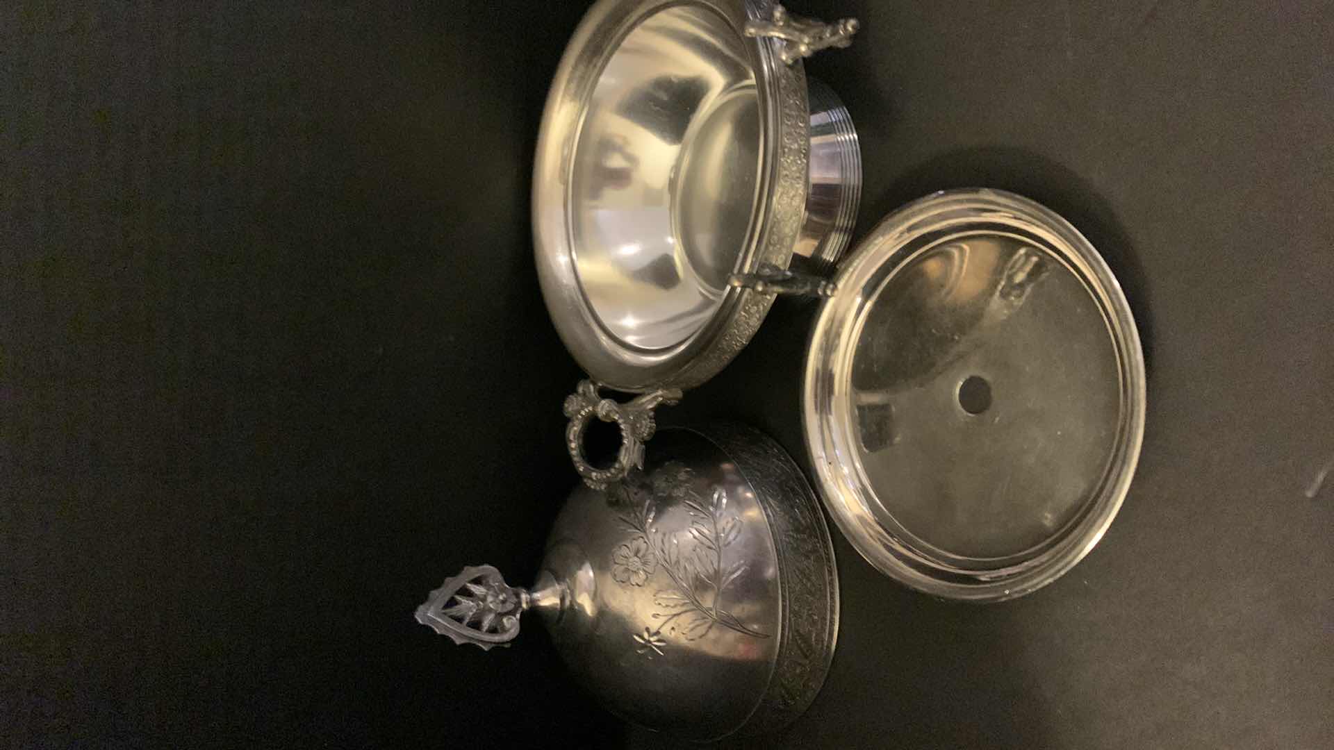 Photo 6 of THREE PIECE - SILVER PLATED COLLECTIBLES
