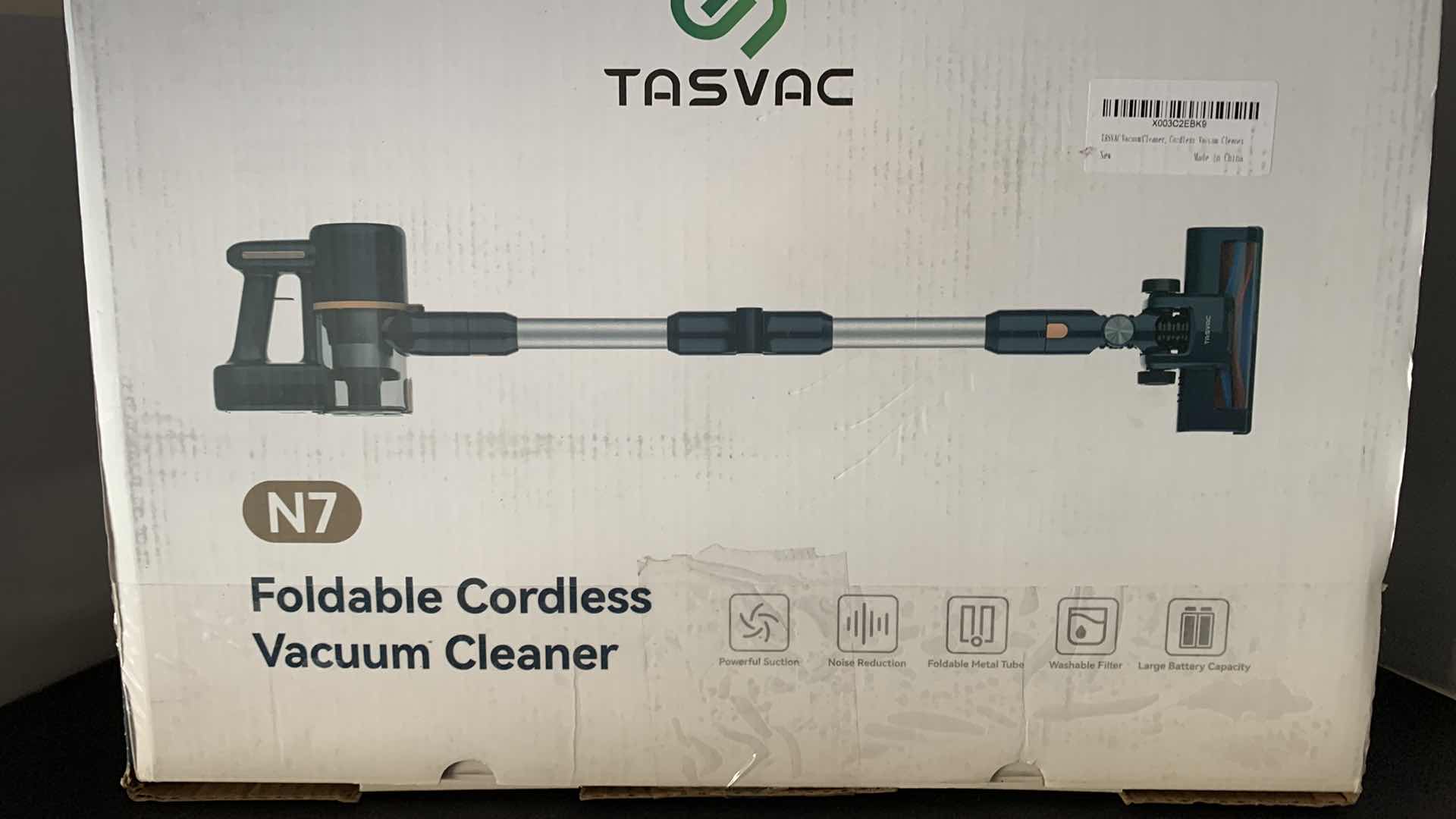 Photo 3 of TASVAC FOLDABLE CORDLESS VACUUM CLEANER