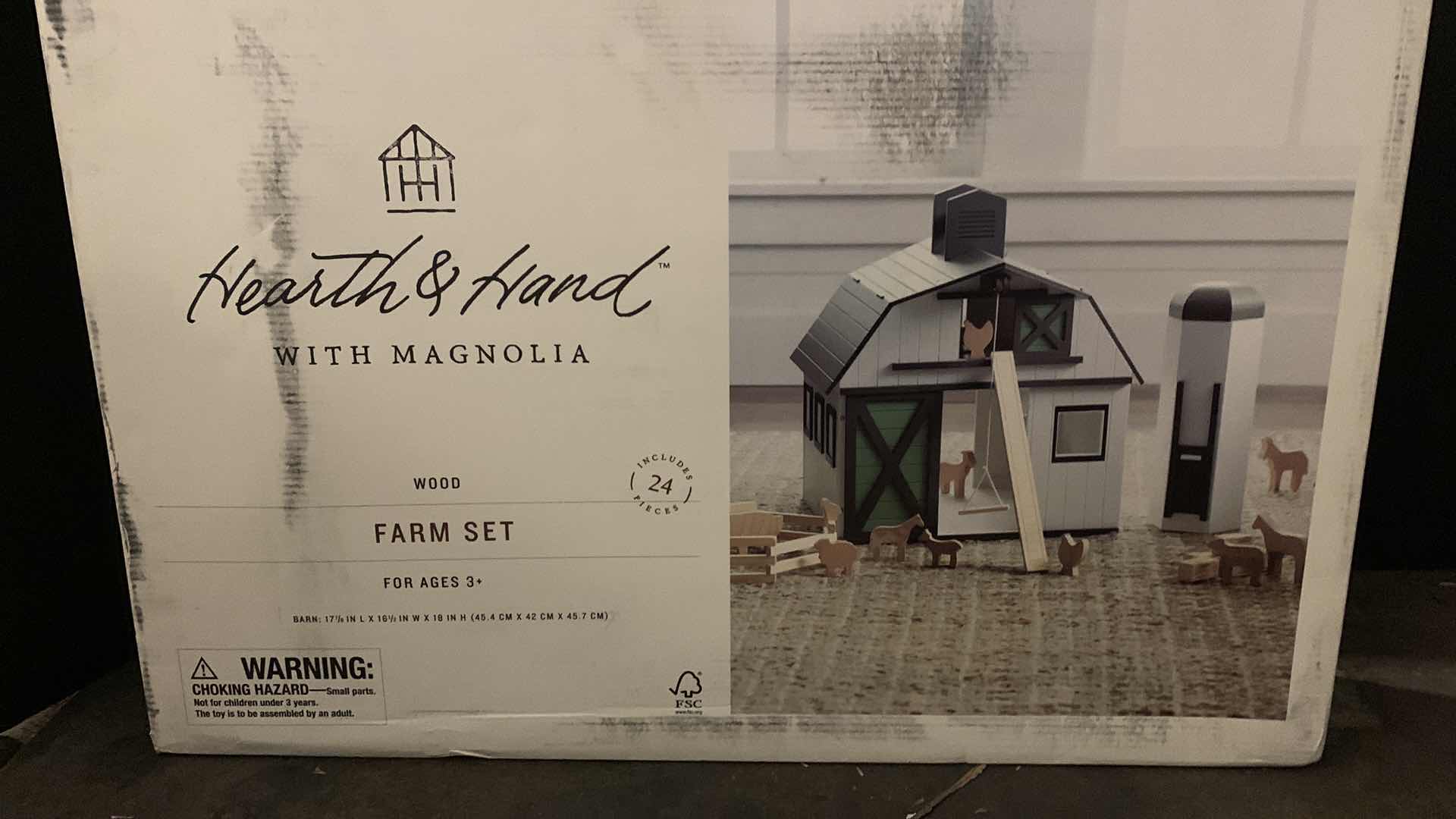 Photo 2 of HEARTH AND HAND WITH MAGNOLIA WOOD FARM SET FOR AGES 3+