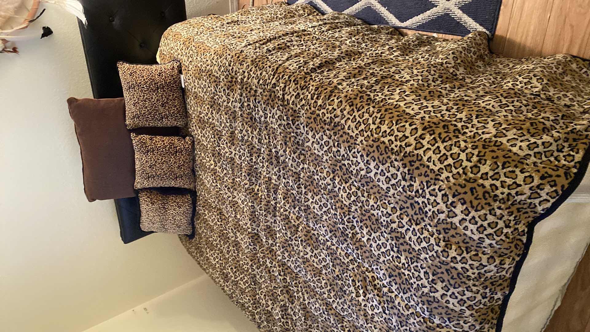 Photo 2 of LEOPARD PRINT BLANKET FULL/QUEEN