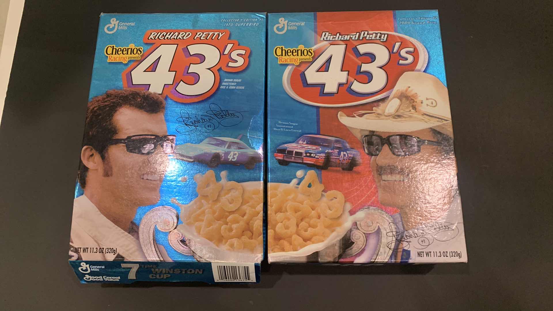 Photo 1 of 2 - VINTAGE CHEERIOS, RICHARD PETTY SIGNED, FULL SEALED CEREAL