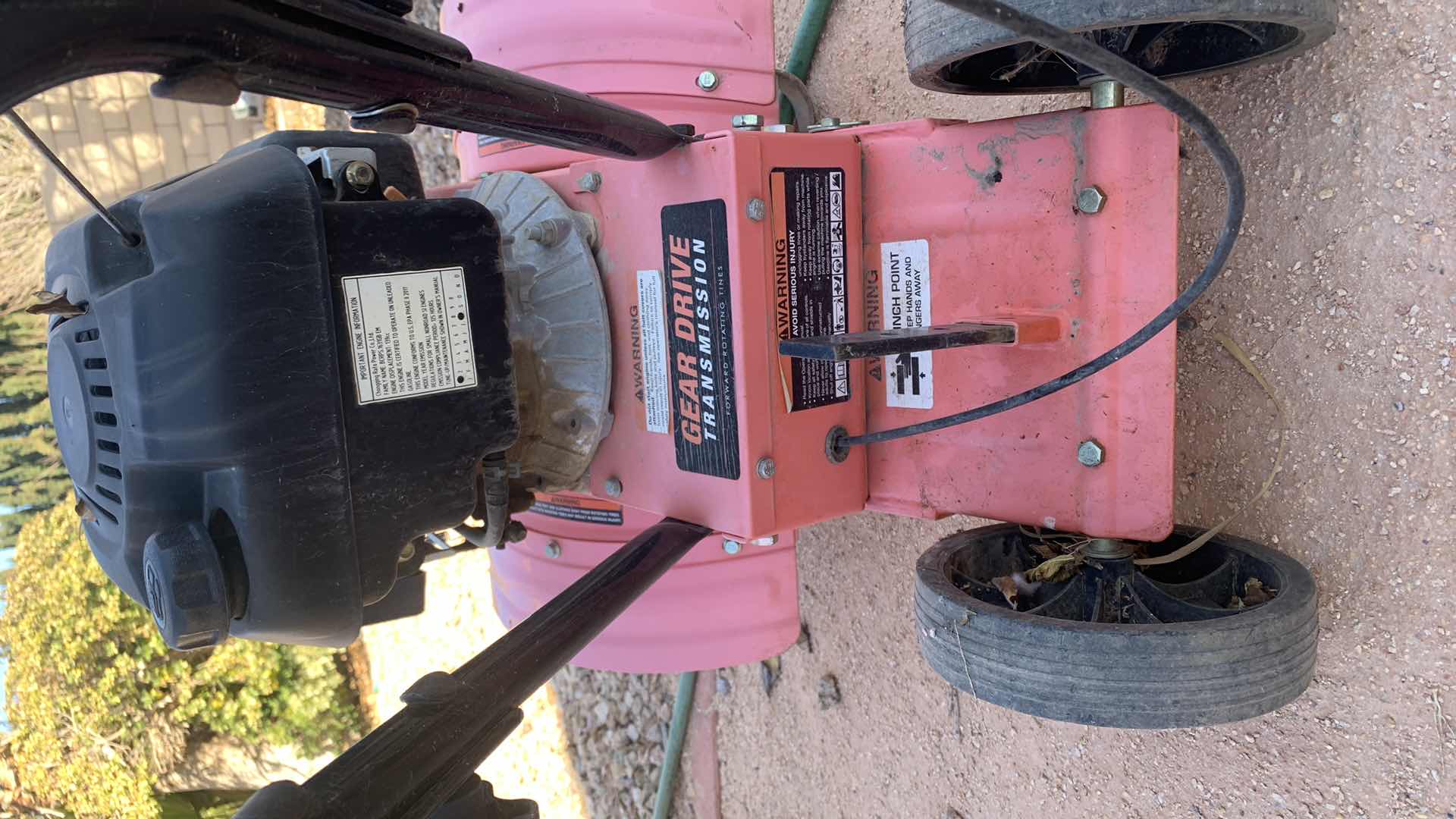 Photo 5 of POWERMATE ROTOTILLER GEAR DRIVE TRANSMISSION