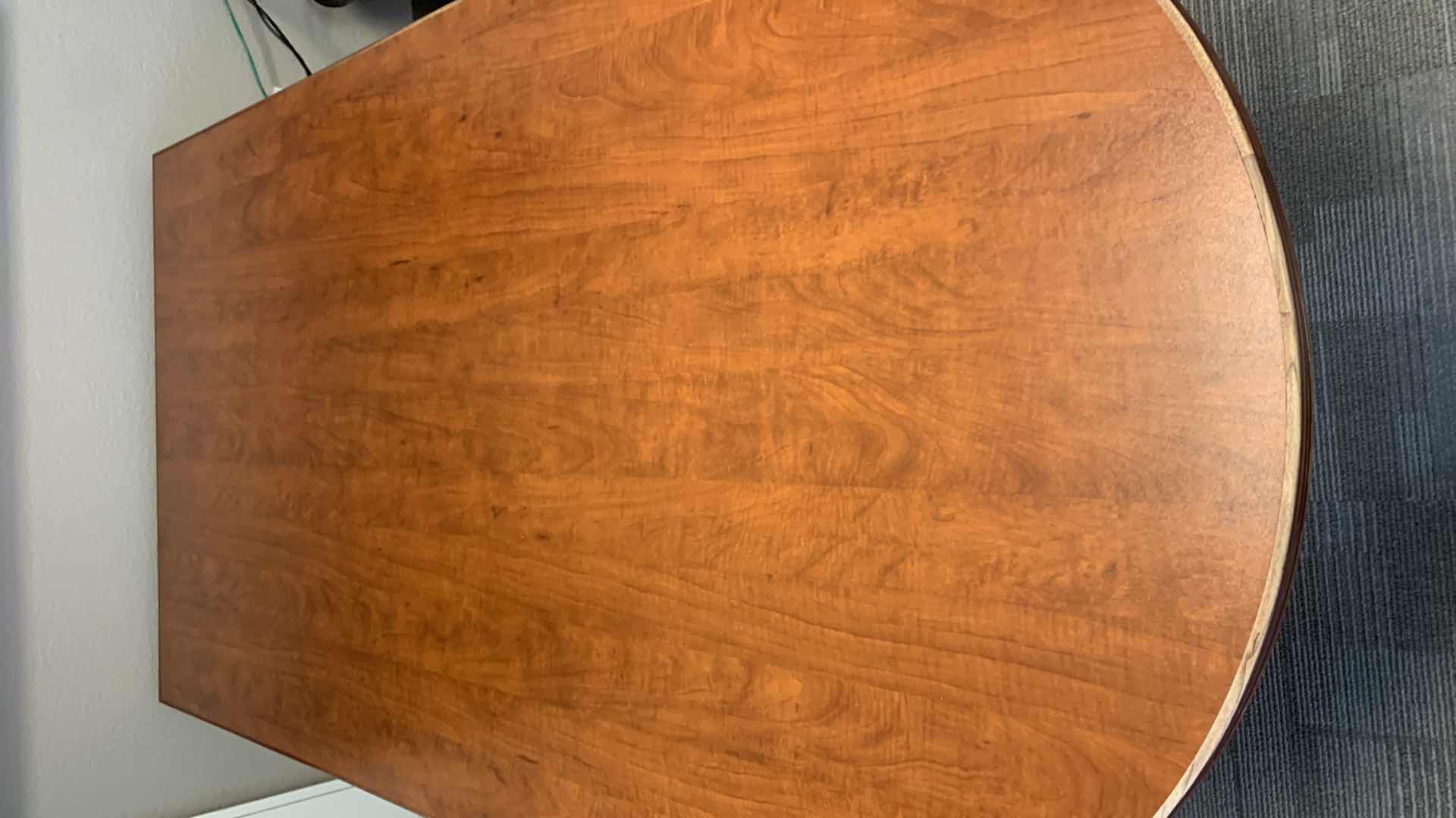 Photo 7 of WOOD OFFICE CONFERENCE TABLE 41.5” x 77” x H29”